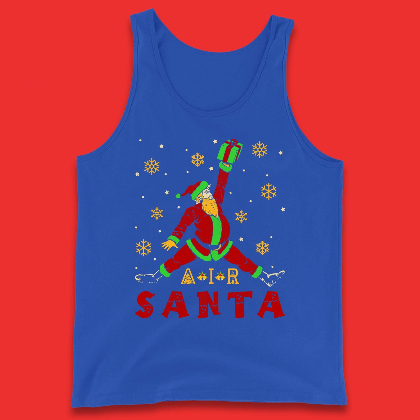 Air Santa Christmas Tank Top