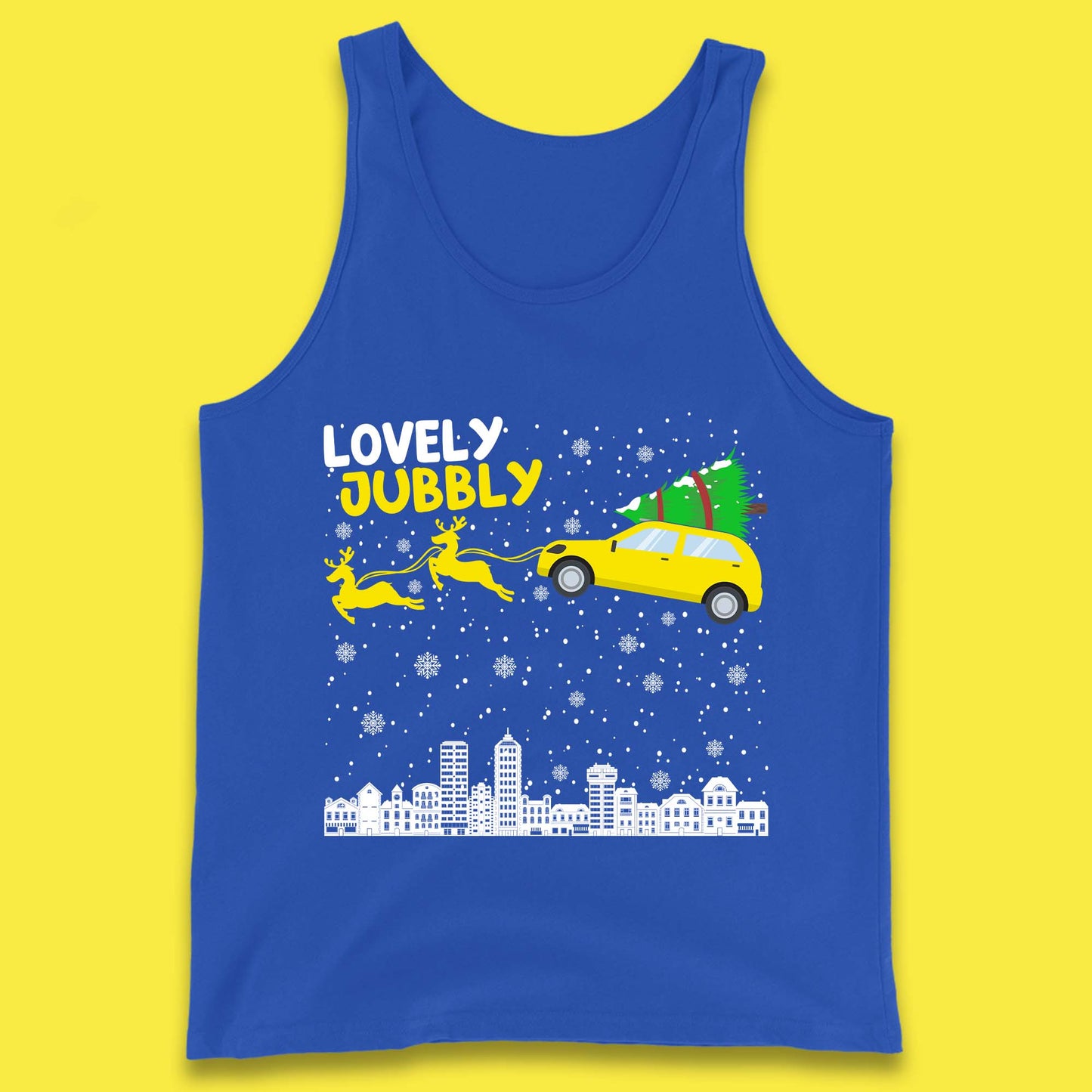 Lovely Jubbly Car Christmas Tank Top