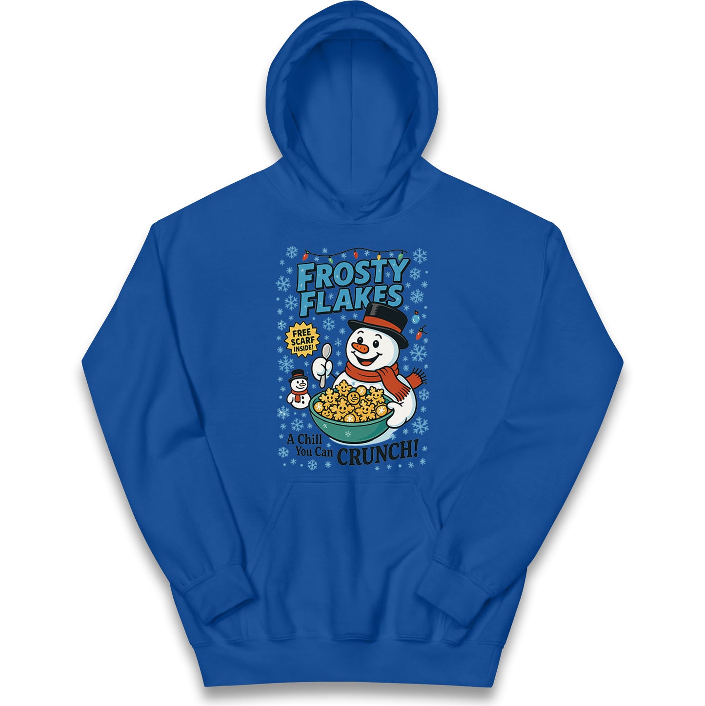 Snowman Christmas Kids Hoodie