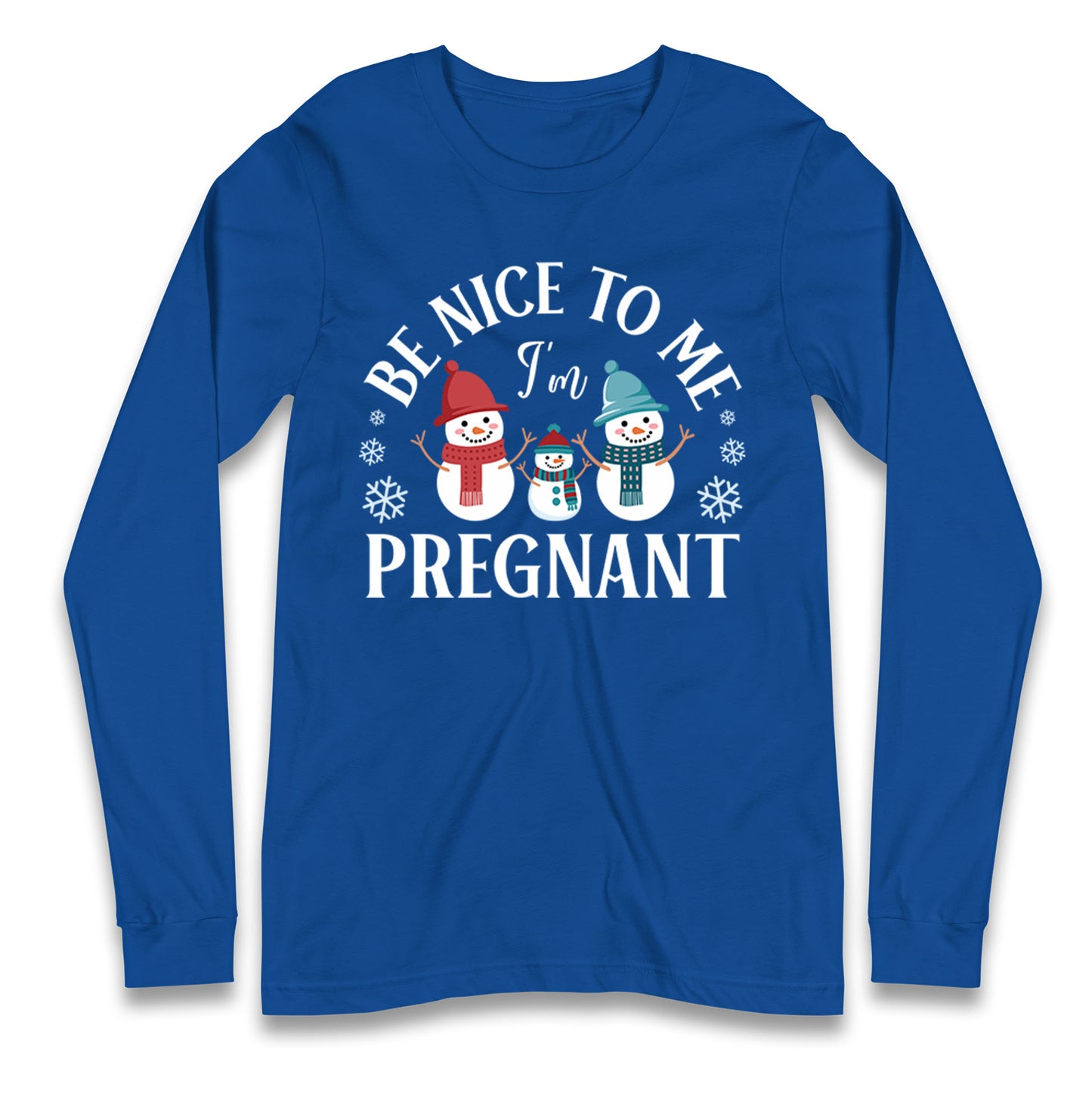 Pregnant At Christmas Longsleeve T Shirt