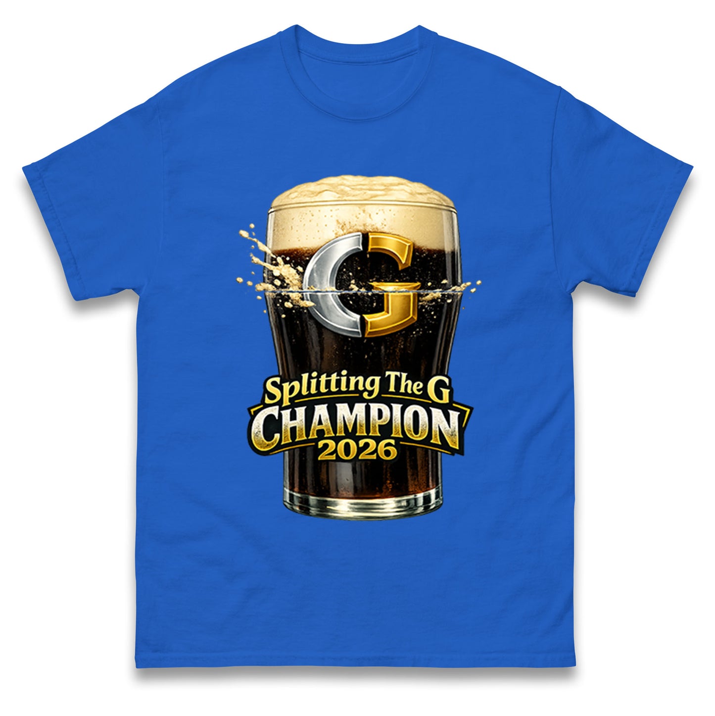 Splitting The G Champion T Shirt