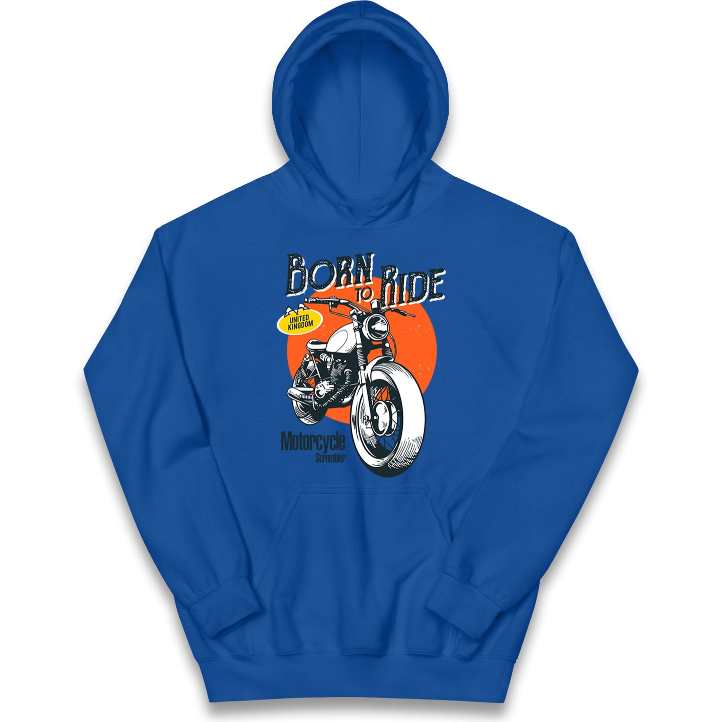 Born To Ride UK Kids Hoodie
