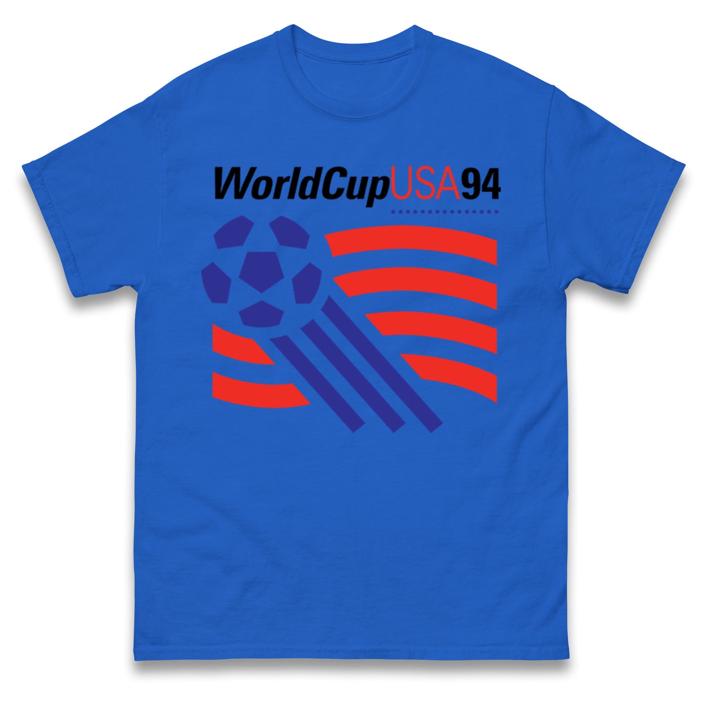 World Cup USA 94 Soccer Ball with Flag Shirt