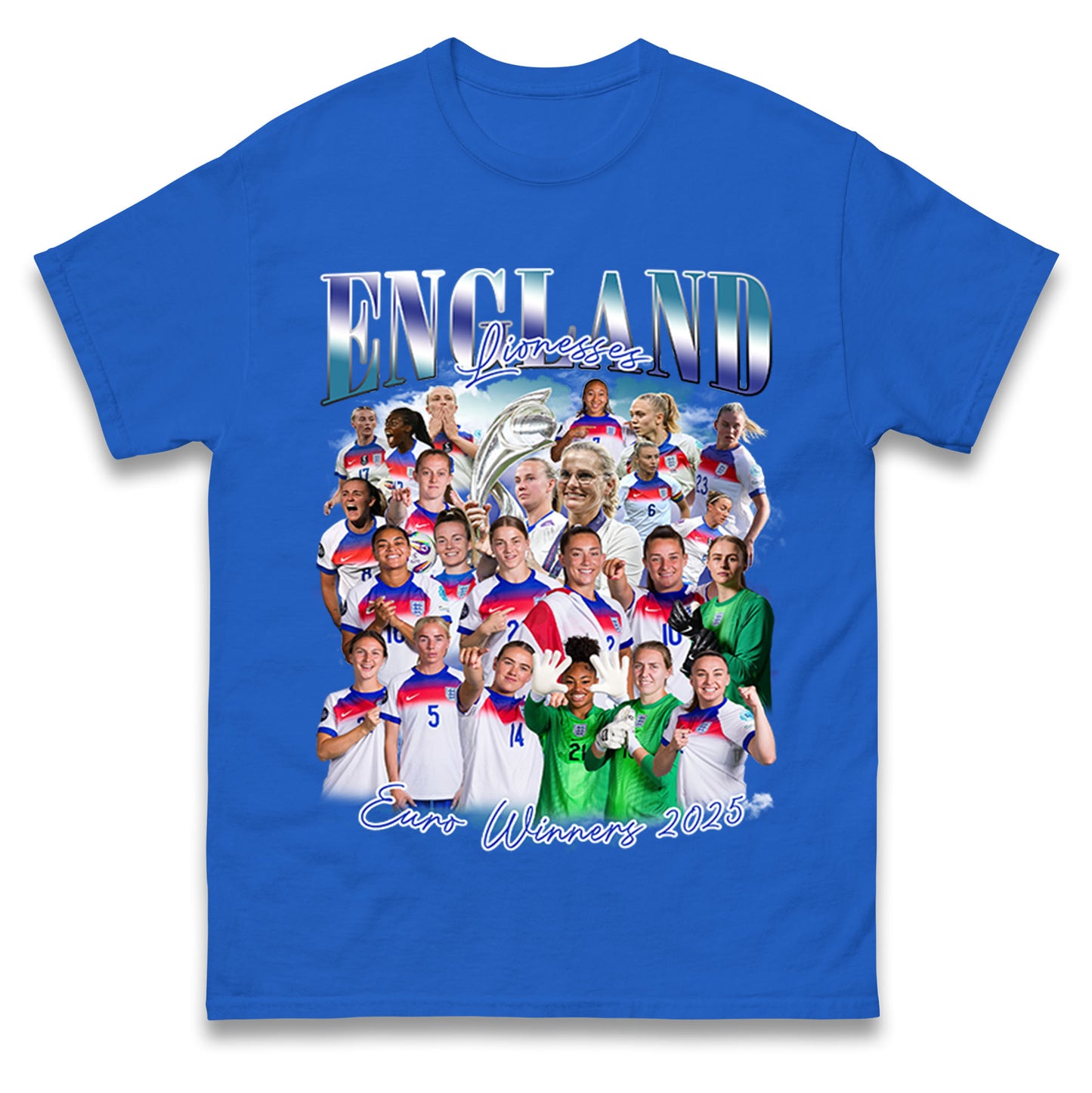 Englands Women Euro Winners 2025 T Shirt