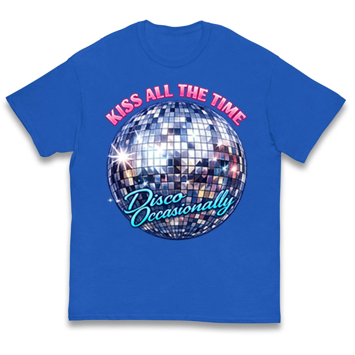 Kiss All The Time Disco Occasionally Kids T Shirt
