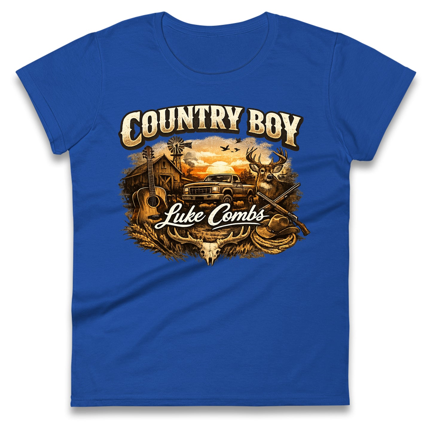 Luke Combs Country Music Ladies T Shirt