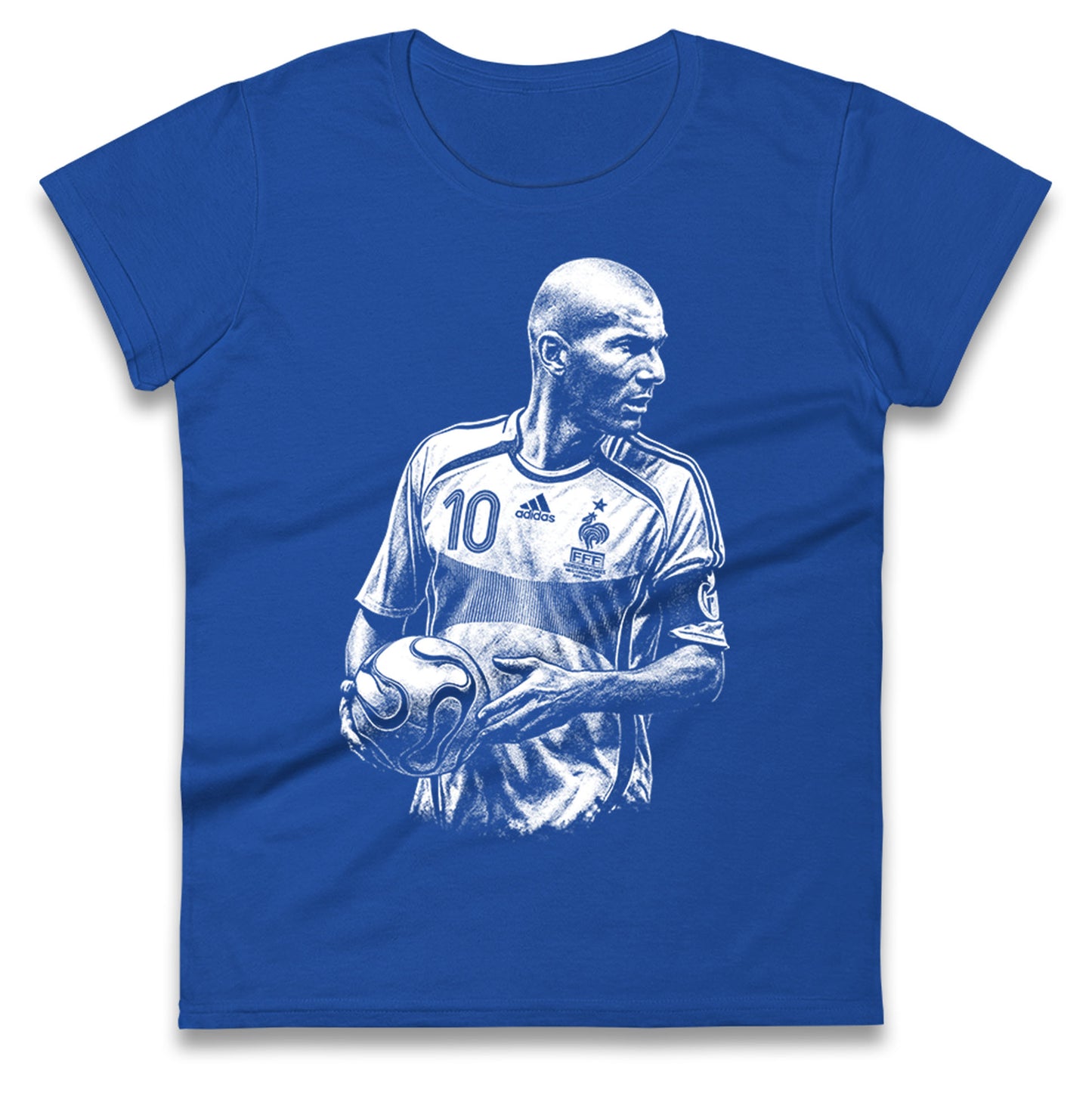 Zidane France Ladies T Shirt