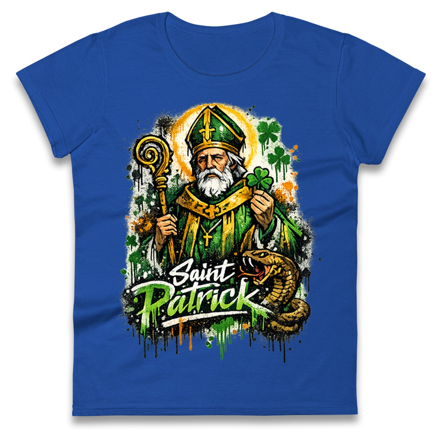 Saint Patrick Ireland Ladies T Shirt