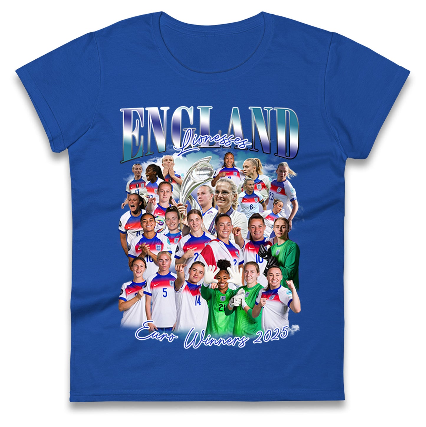 Englands Women Euro Winners 2025 Ladies Shirt