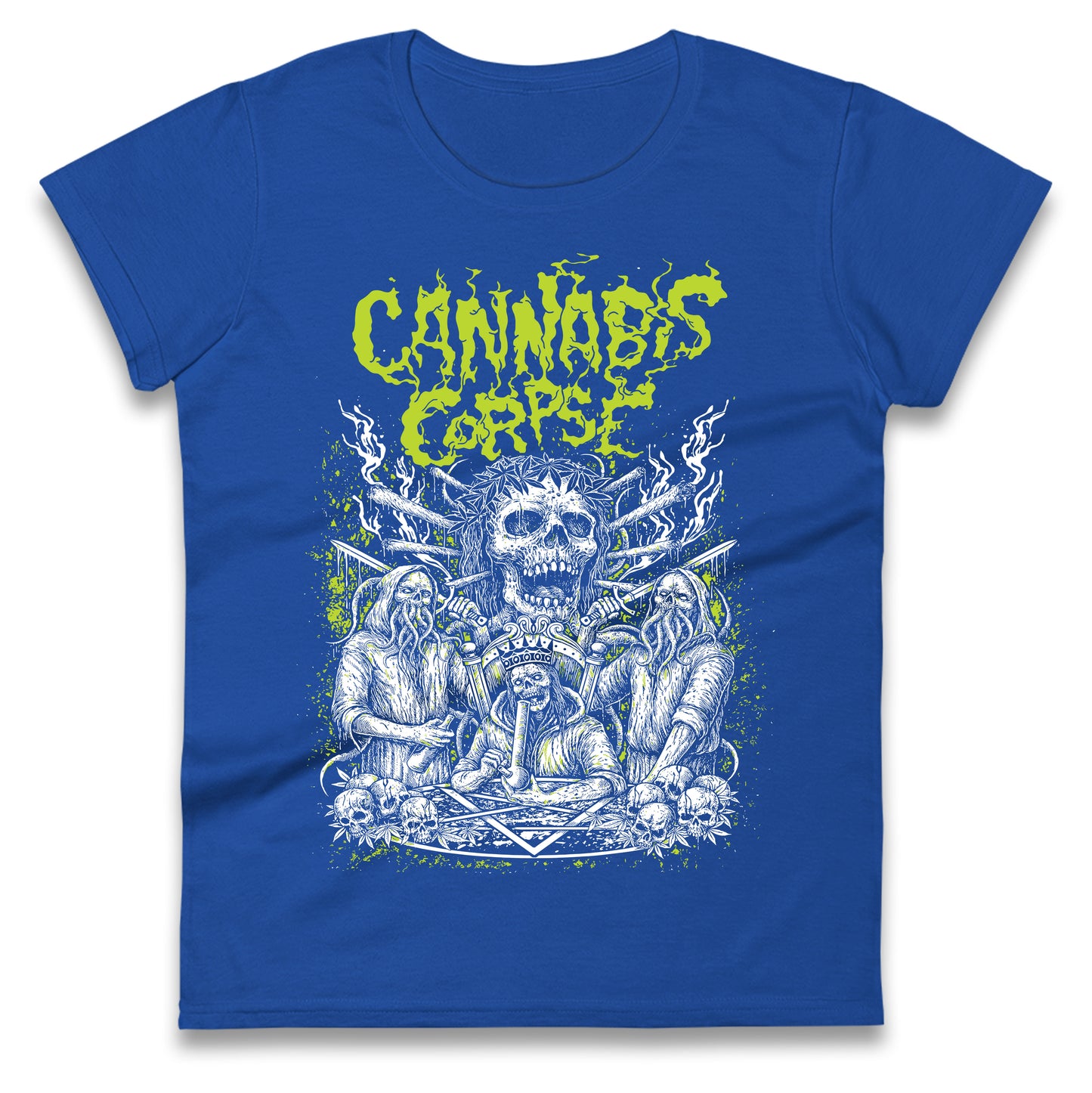 Cannabis Corpse Band Ladies T Shirt