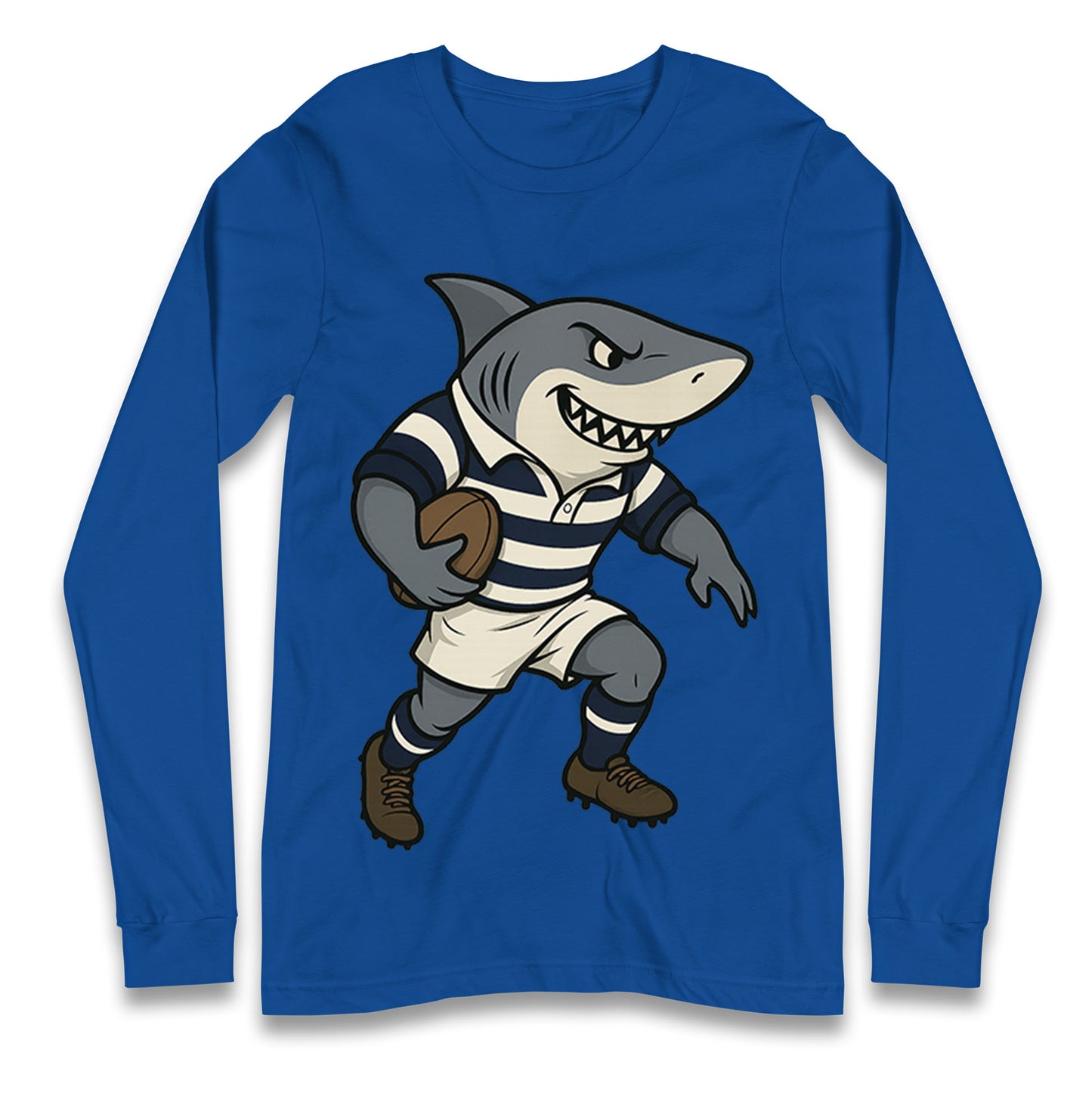 Retro Sale Sharks Rugby Union Longsleeve T Shirt