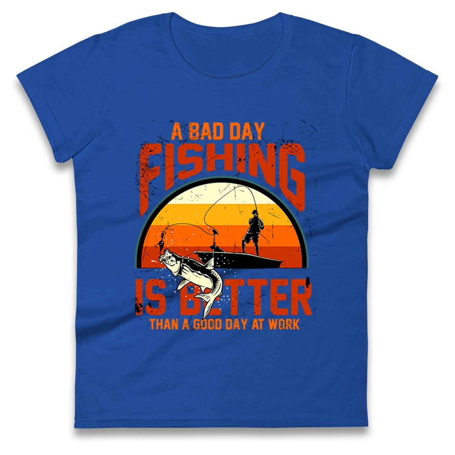 I love fishing Ladies T Shirt