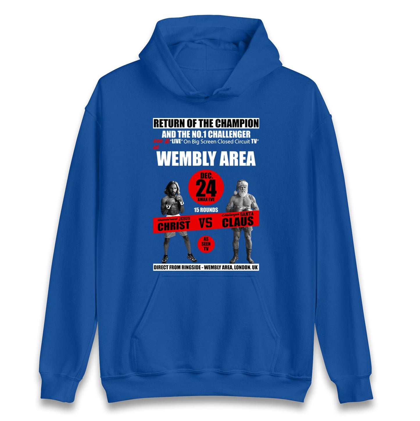 Jesus Christ Vs Santa Claus Hoodie