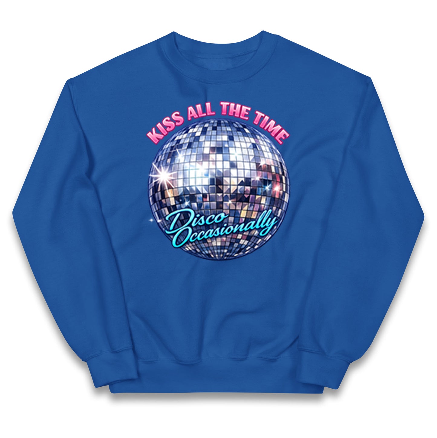 Kiss All The Time Disco Occasionally Kids Jumper