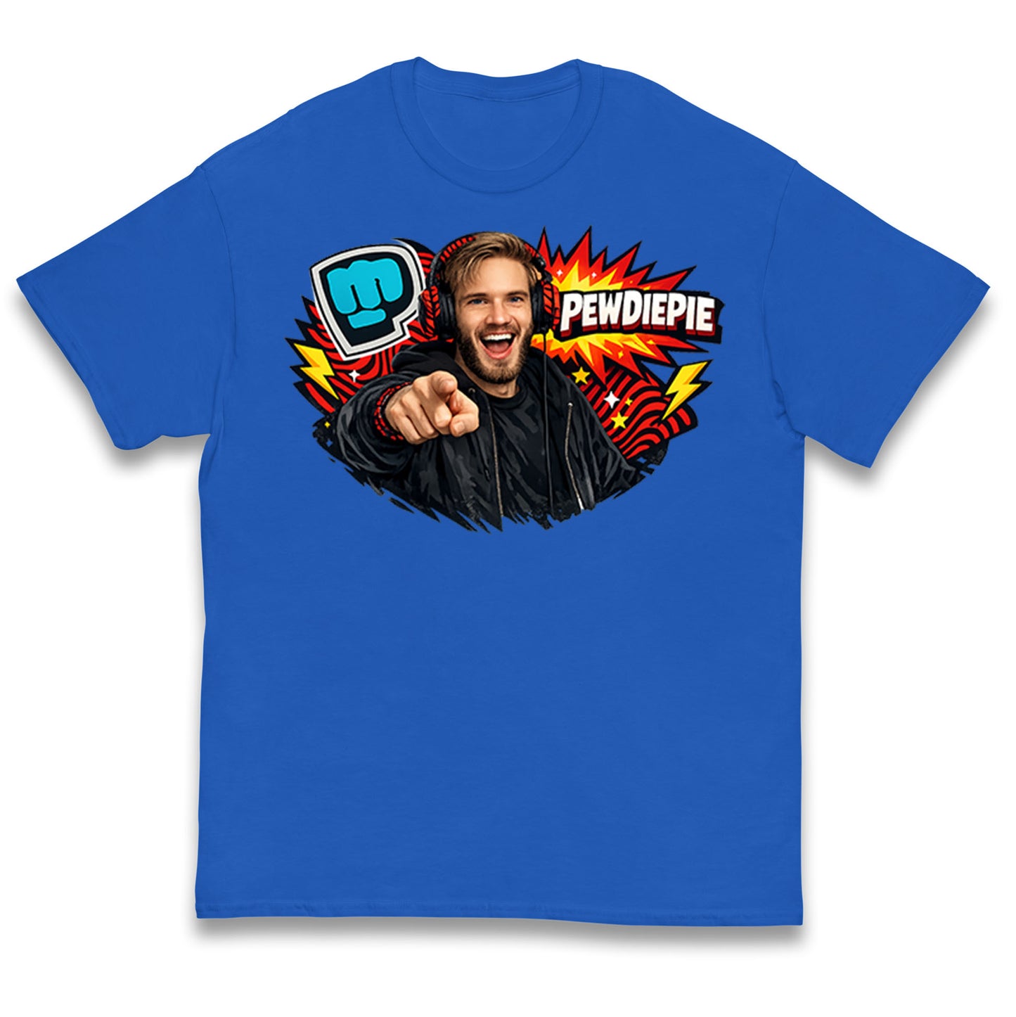 PewDiePie YouTuber Kids T Shirt