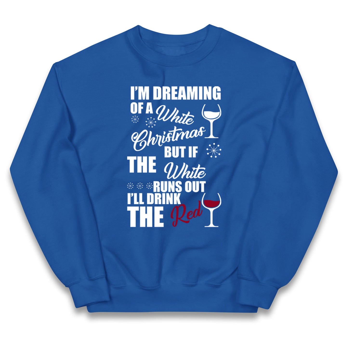 Wine Christmas Kids Jumper