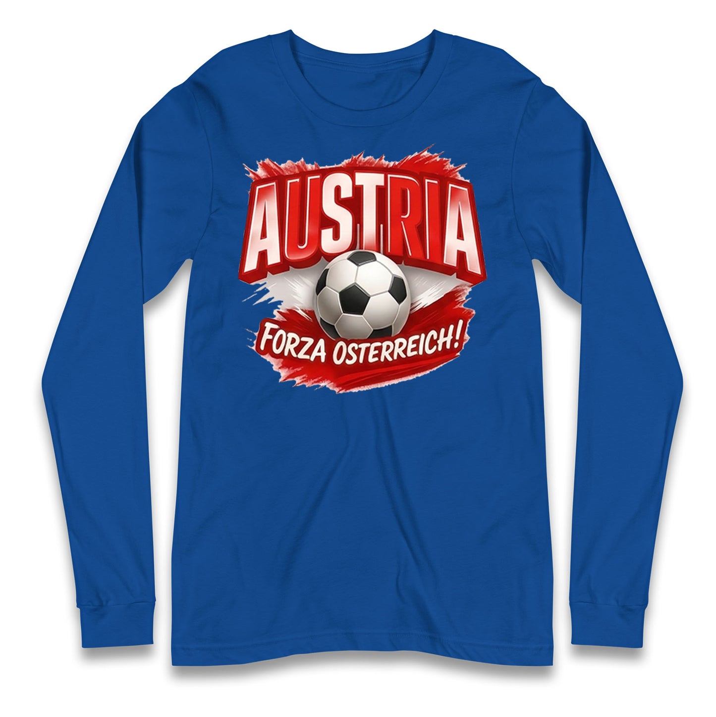Austria Retro World Cup Longsleeve T Shirt