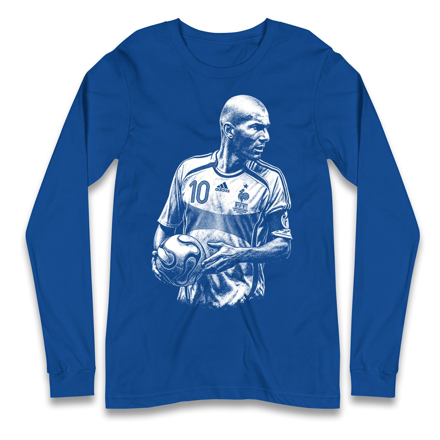 Zidane France Longsleeve T Shirt