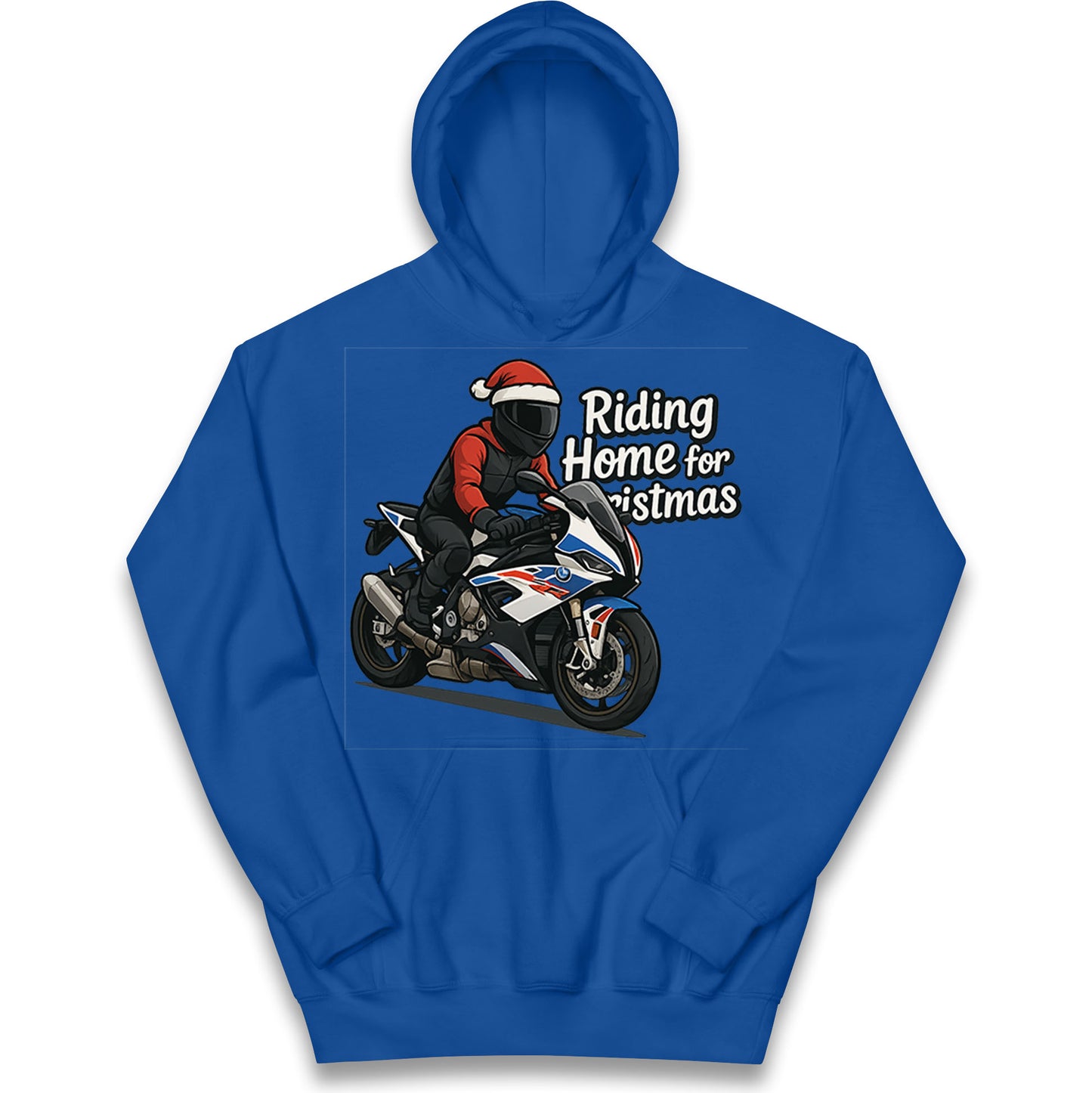 BMW S1000RR Christmas Kids Hoodie