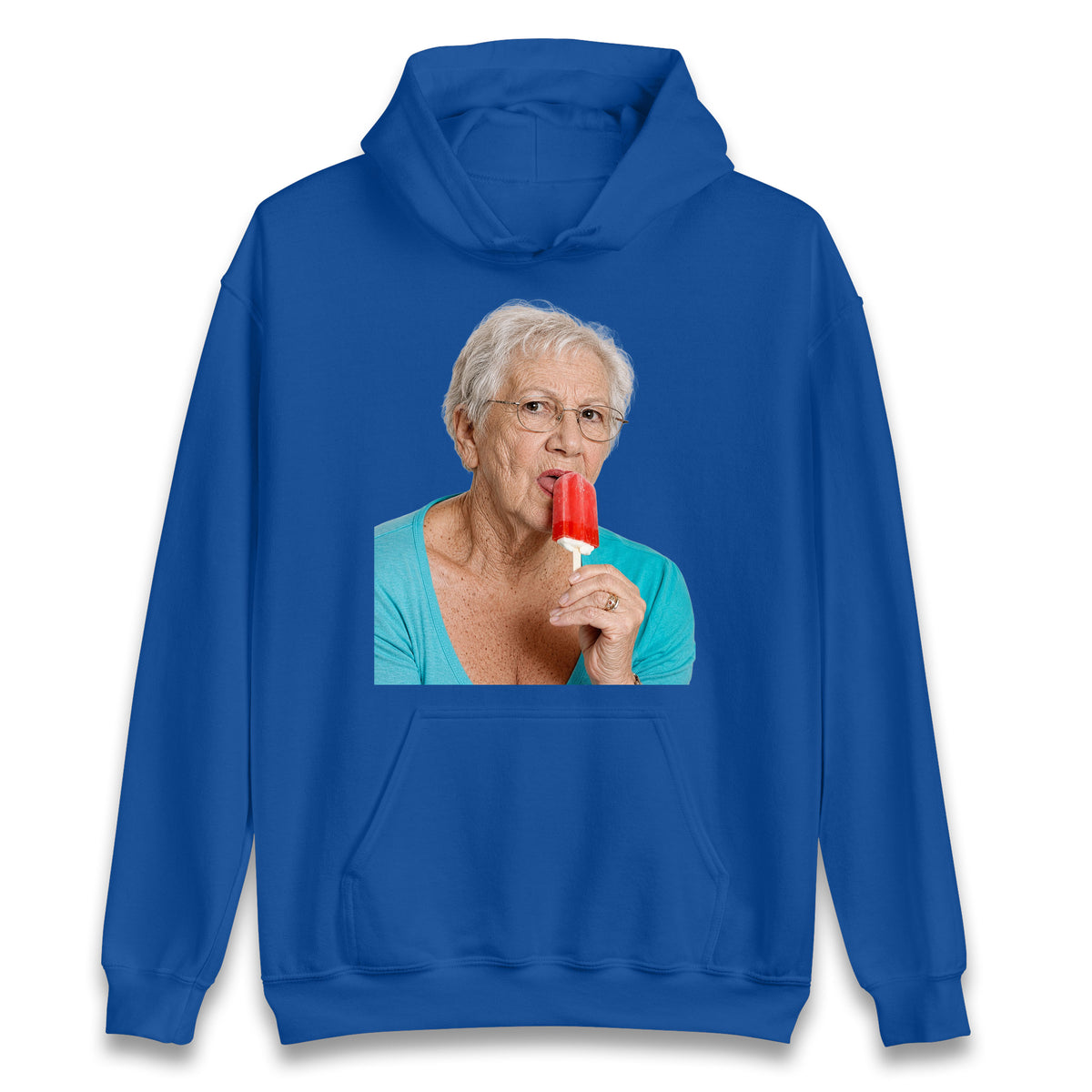 Grandma Licking Lollipop Seductively Hoodie