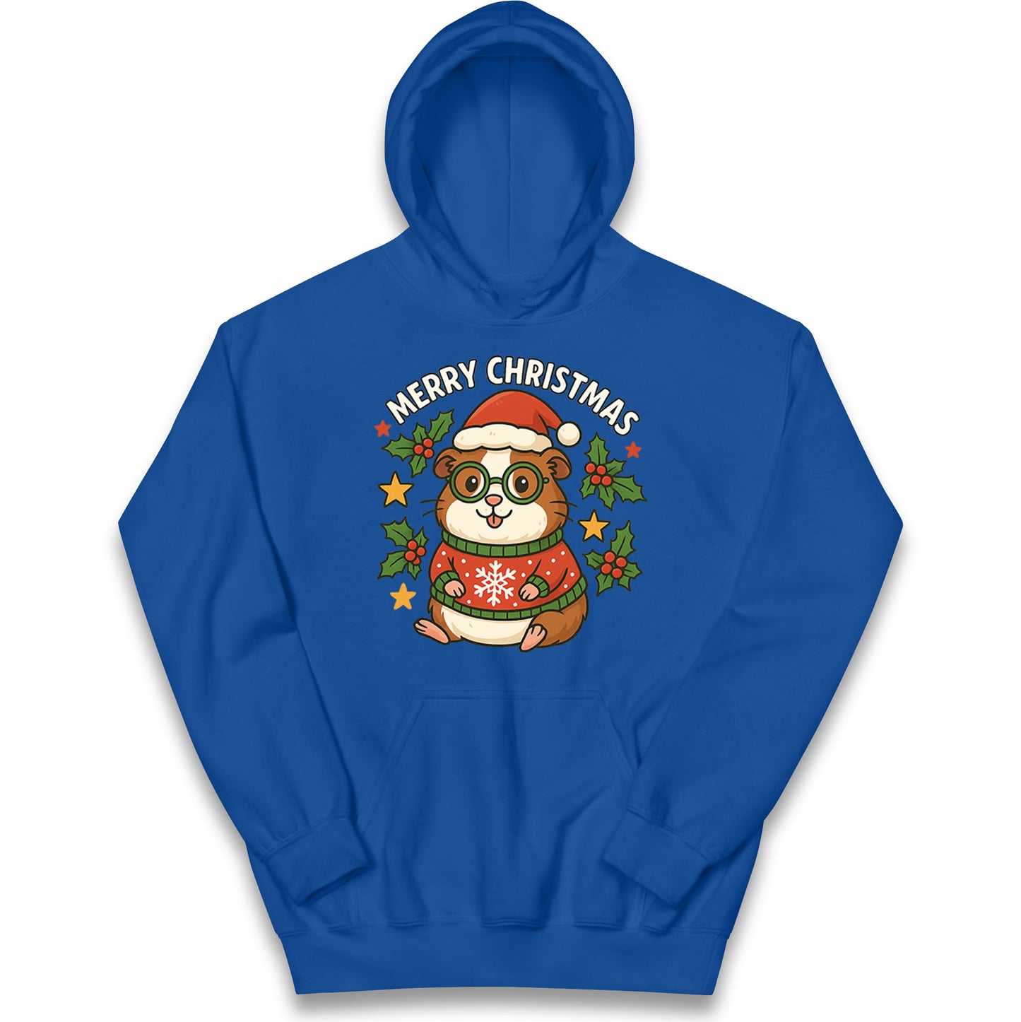 Guinea Pig Christmas Kids Hoodie