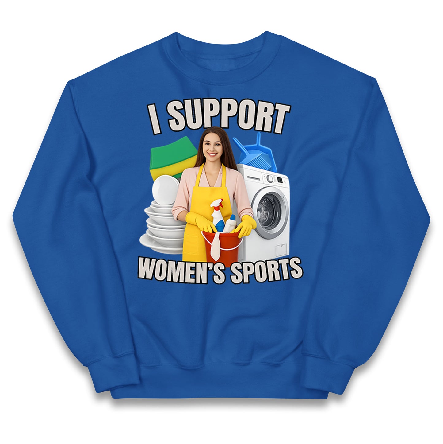 I Support Women's Sports Kids Jumper