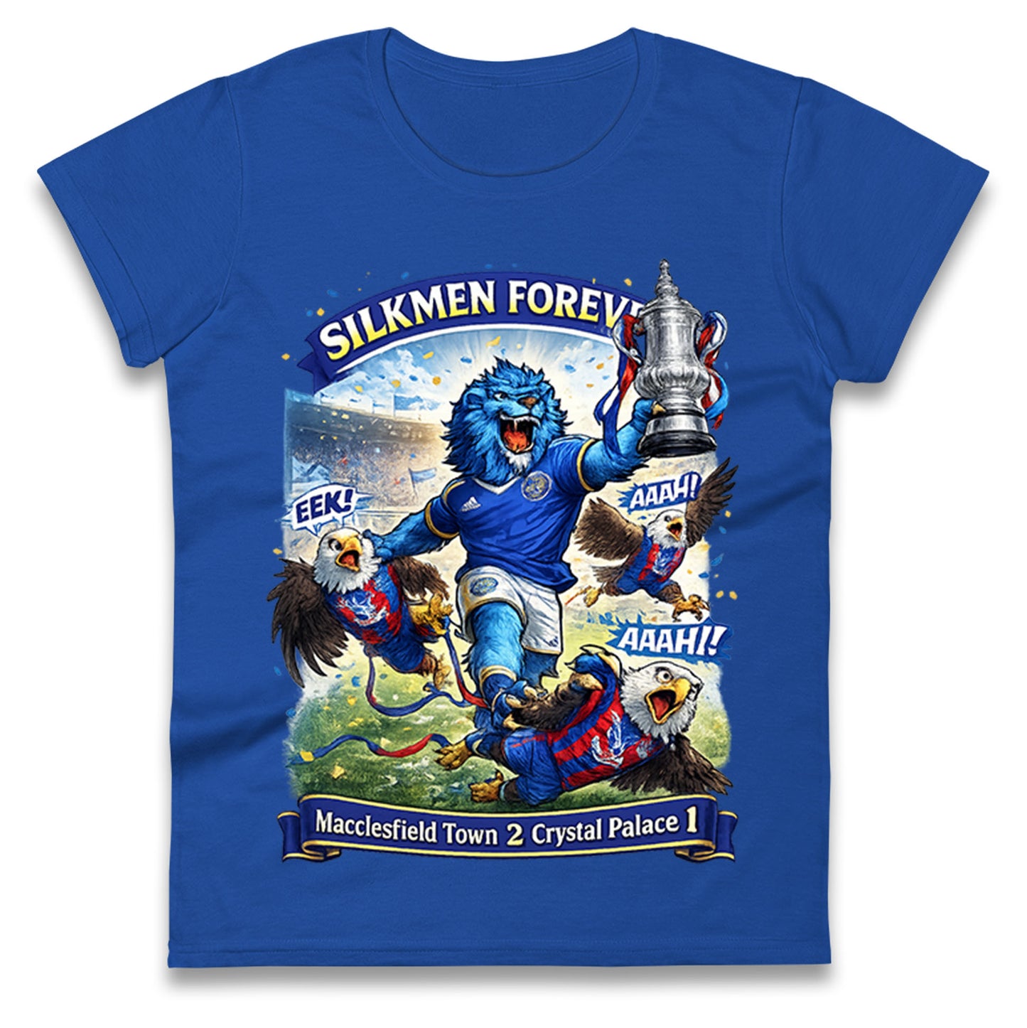 Macclesfield Town FA Cup Ladies T Shirt