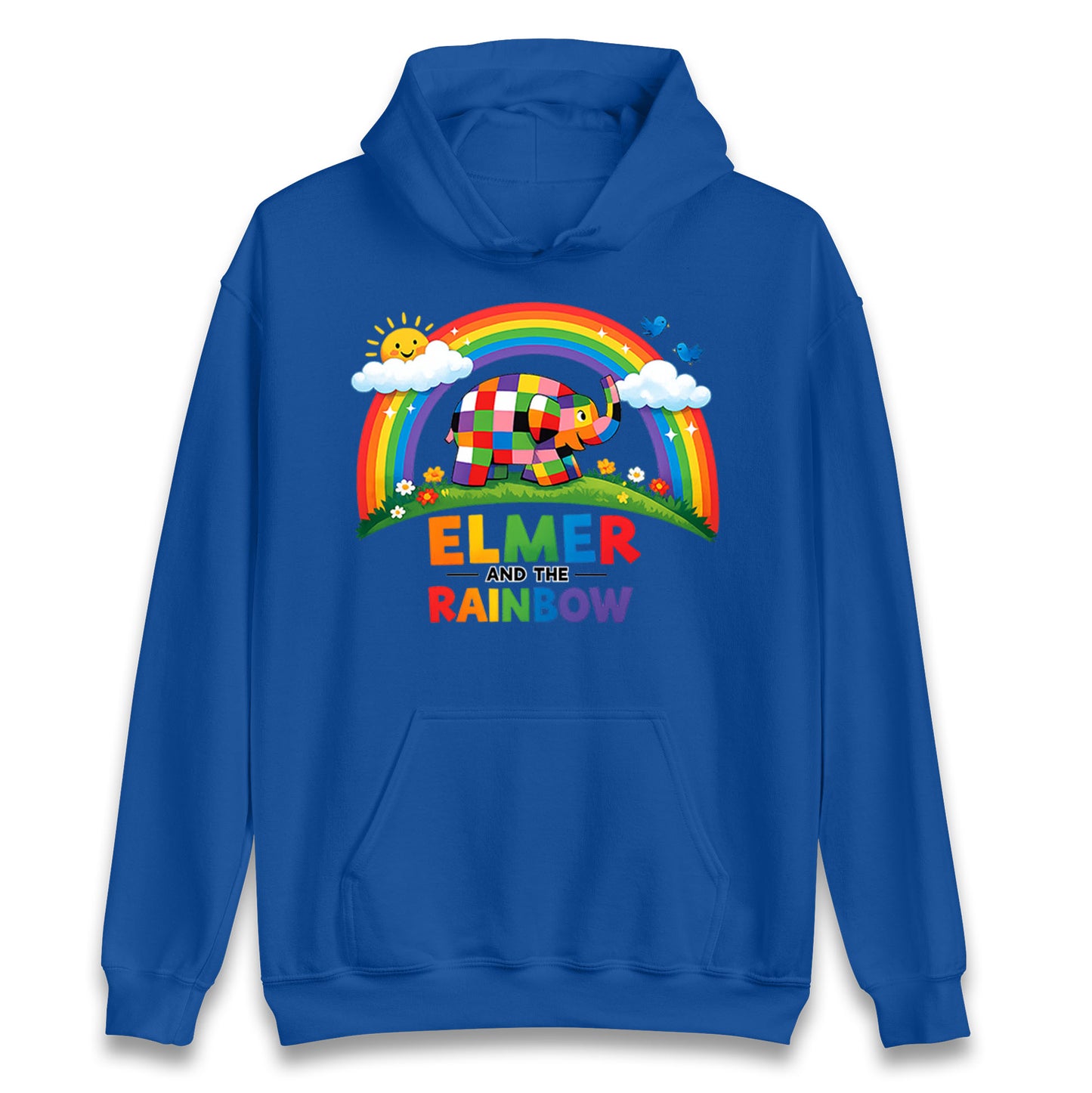 Elmer And The Rainbow Hoodie