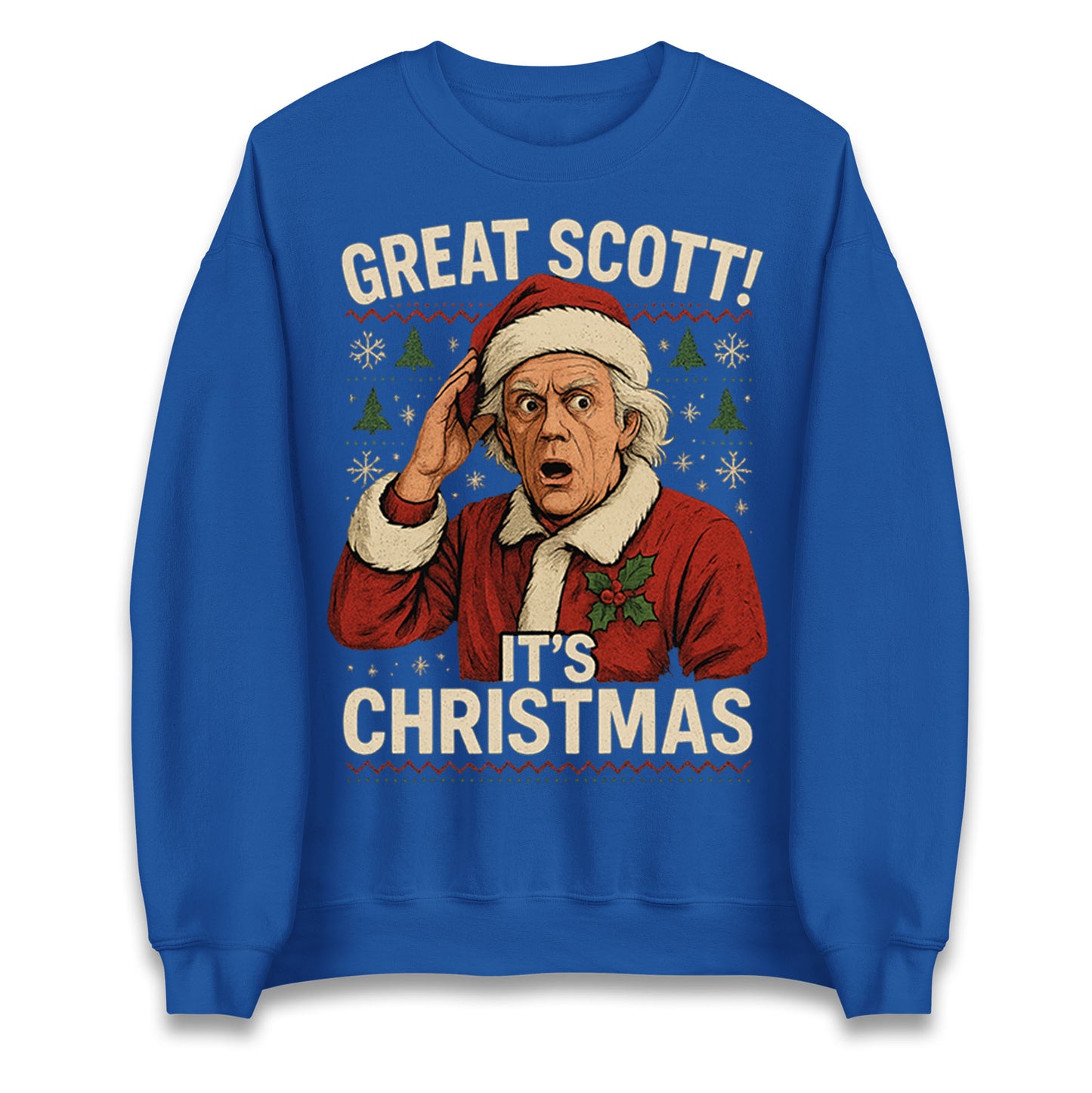 Back to the Future Doc Brown Jumper