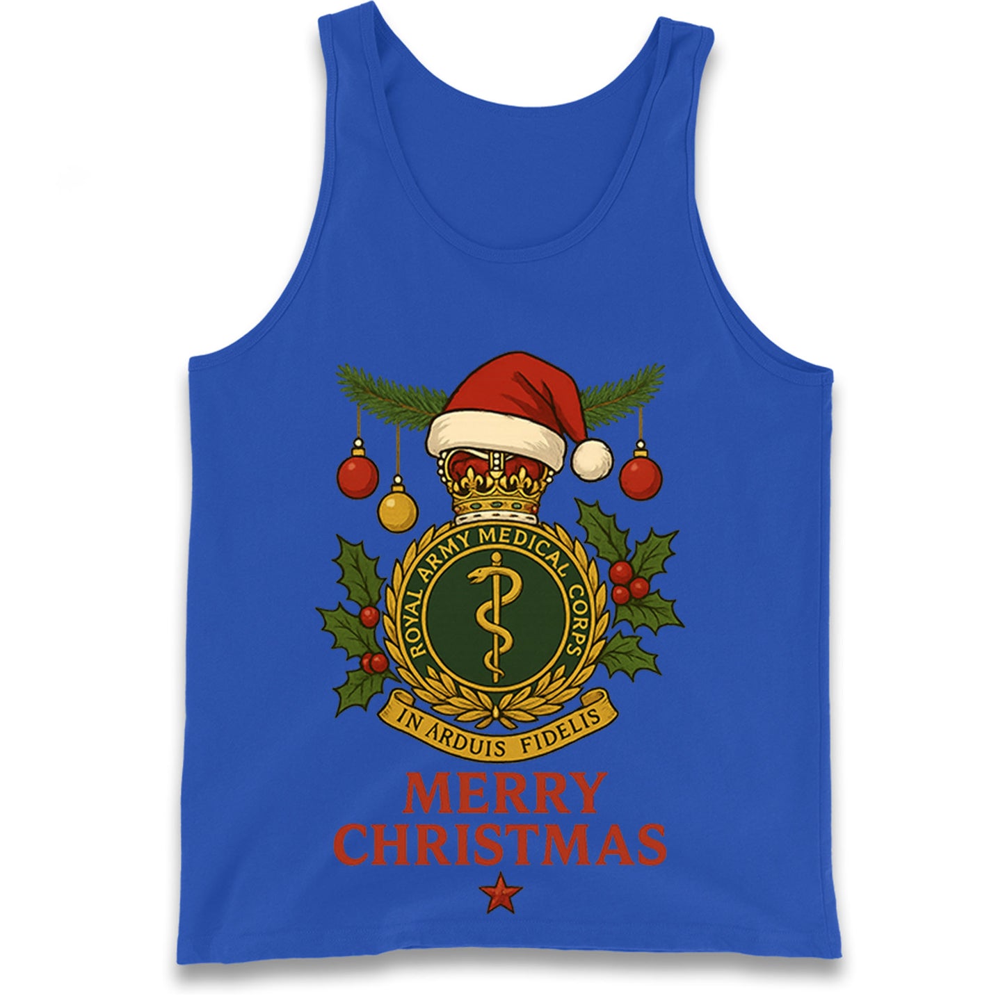 Royal Army Medical Corps Christmas Tank Top