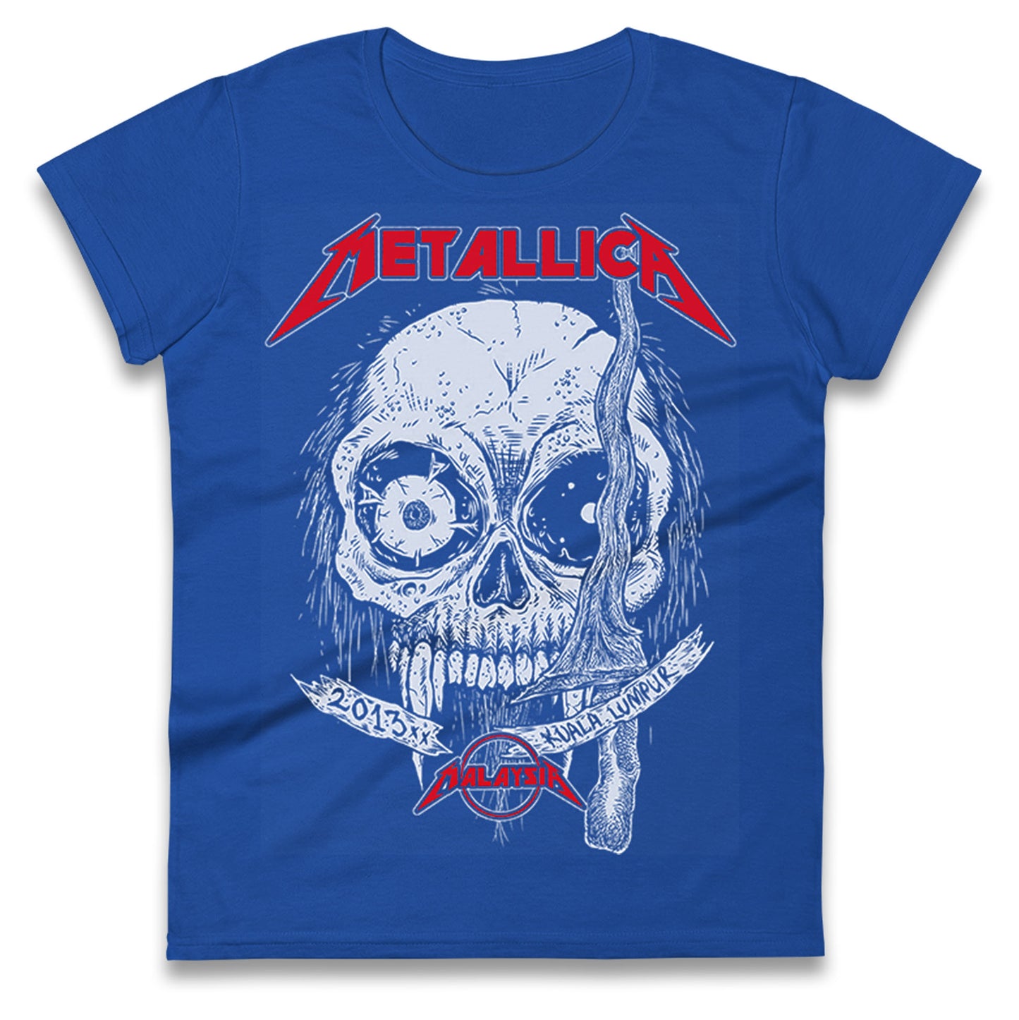 Metallica 2013 Kuala lumpur Ladies T Shirt