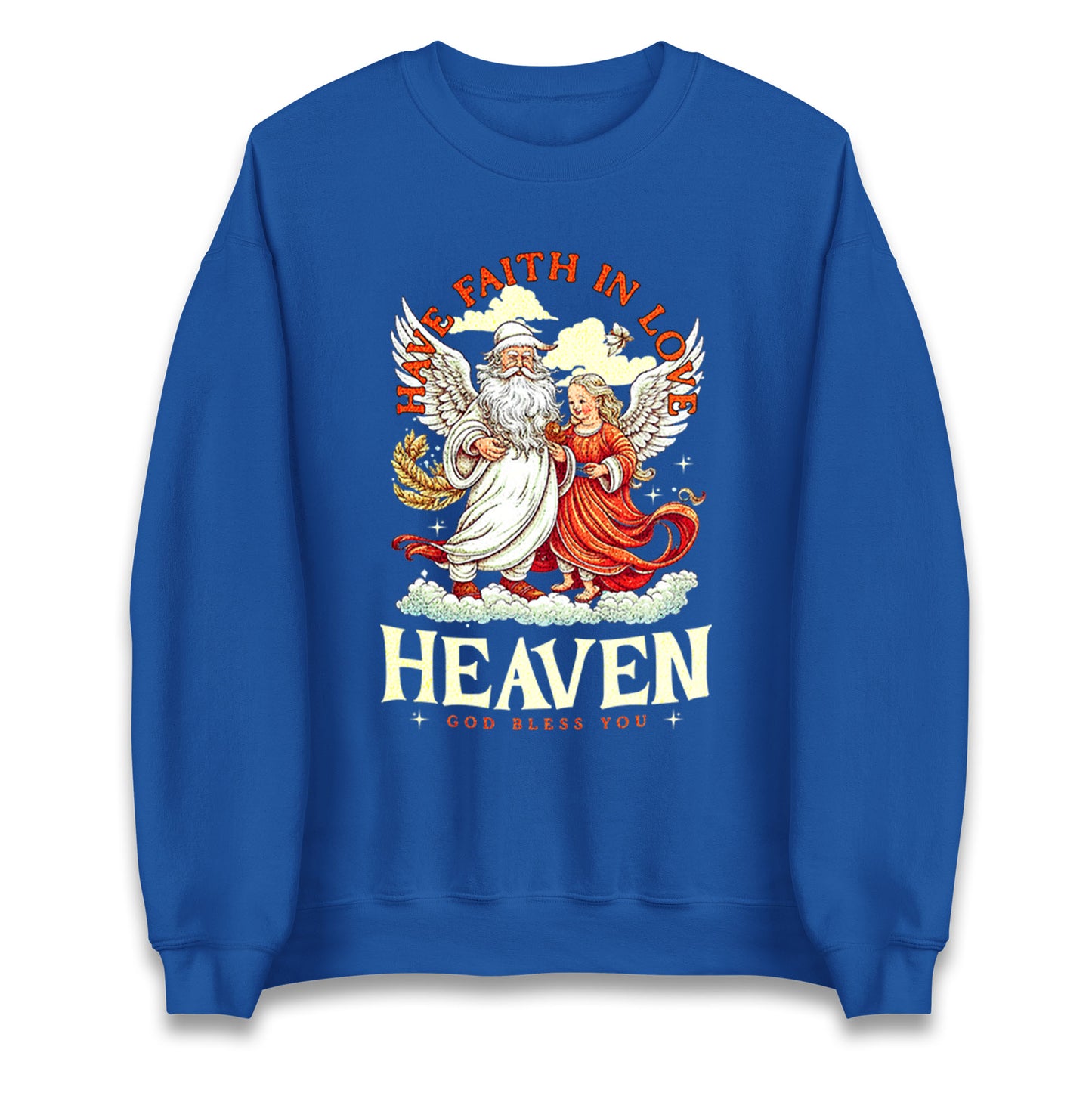 Have Faith In Love Heaven Christmas Jumper