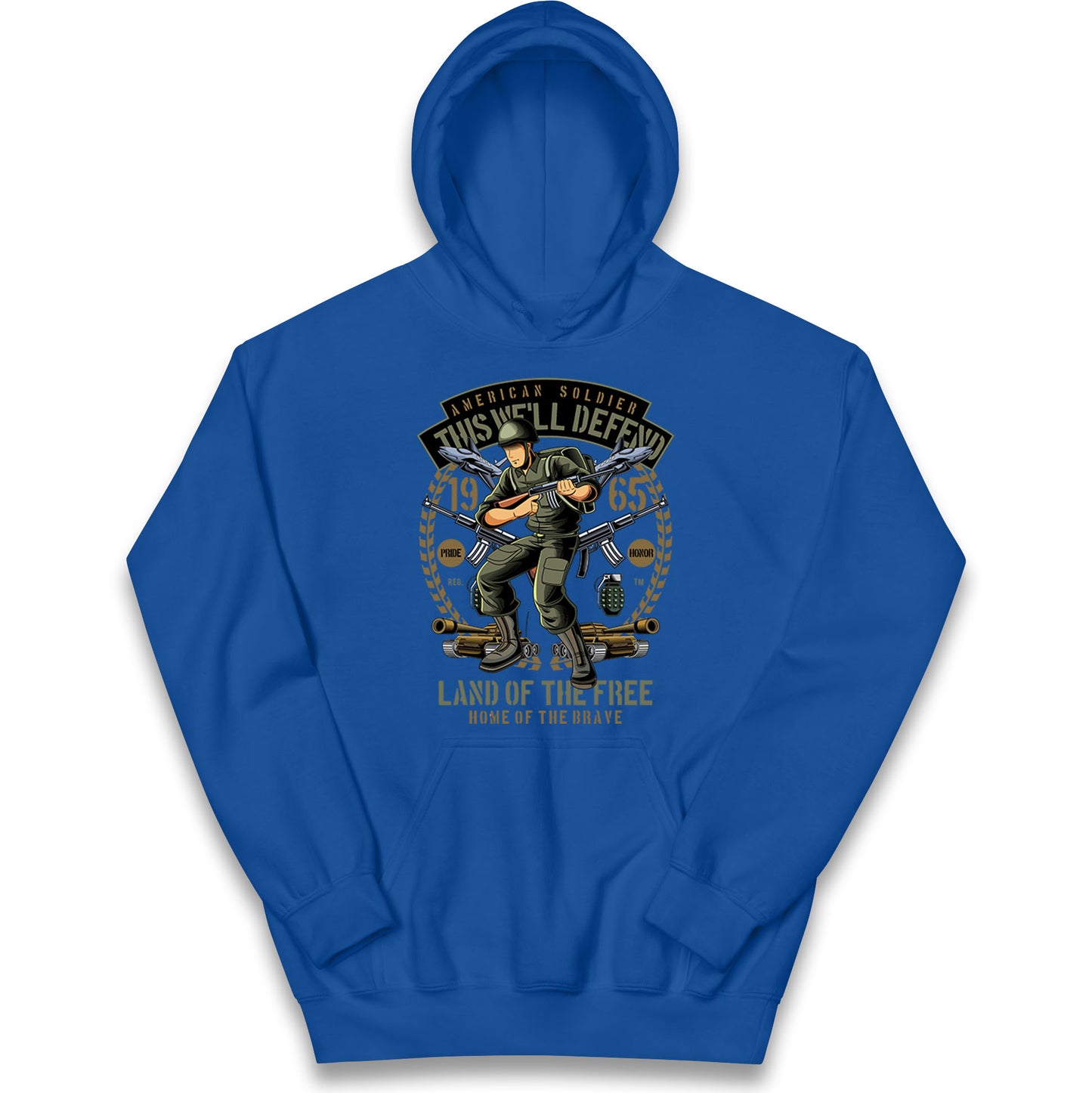 American Soldier Kids Hoodie