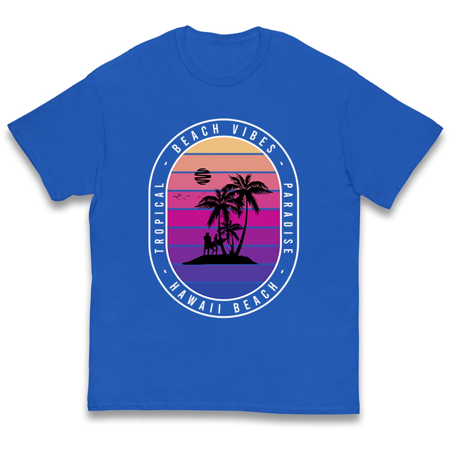 Hawaii Beach Kids T Shirt