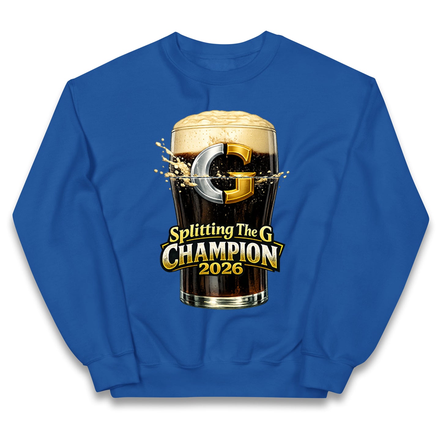 Splitting The G Champion Kids Jumper