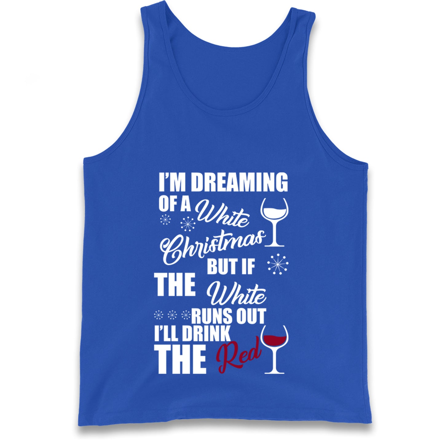 Wine Christmas Tank Top