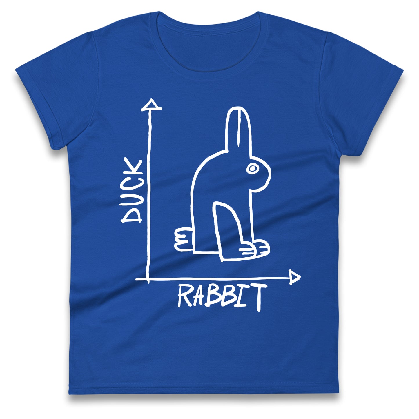 Rabbit Duck Ladies T Shirt