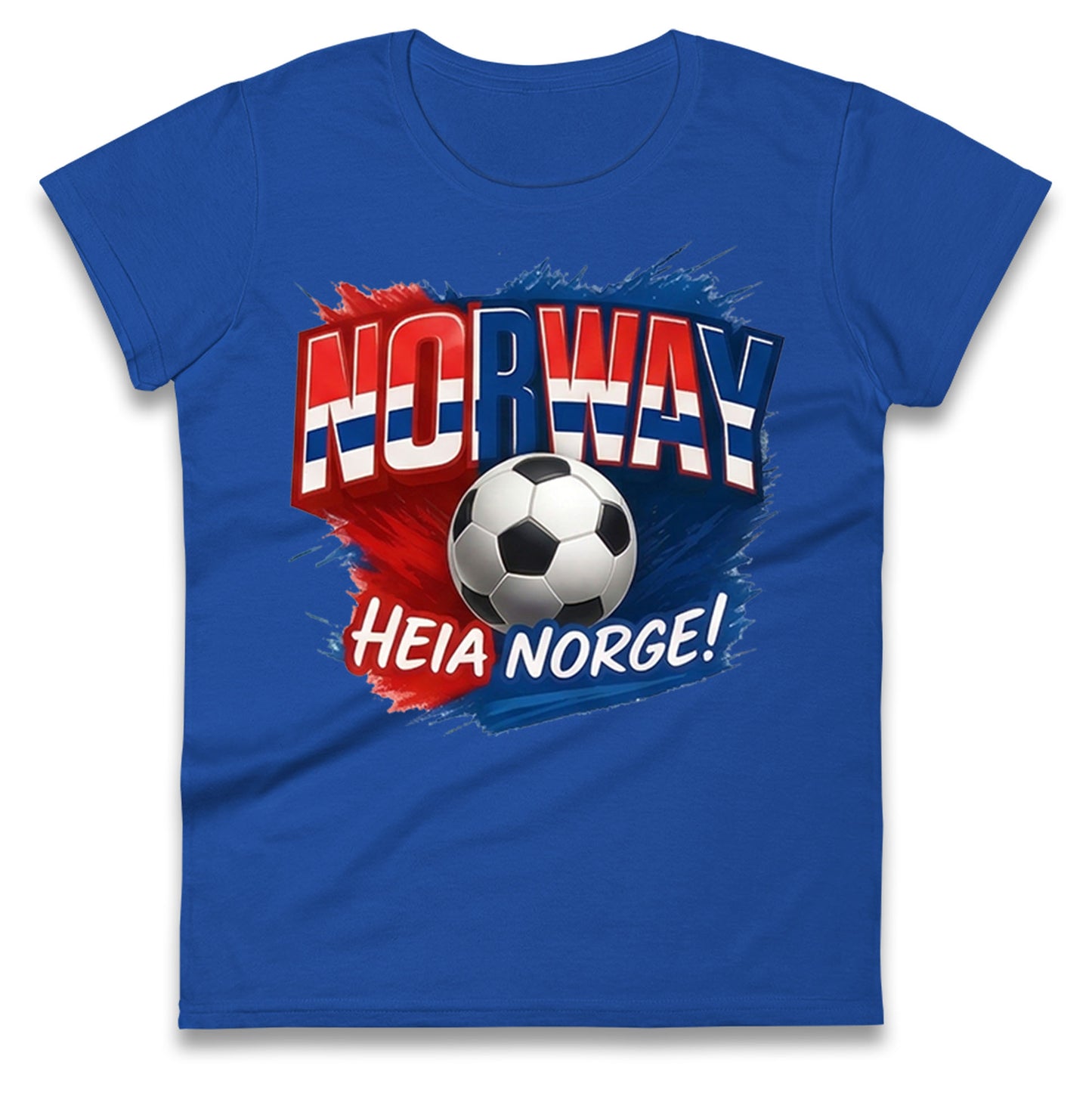 Norway Retro World Cup Ladies T Shirt