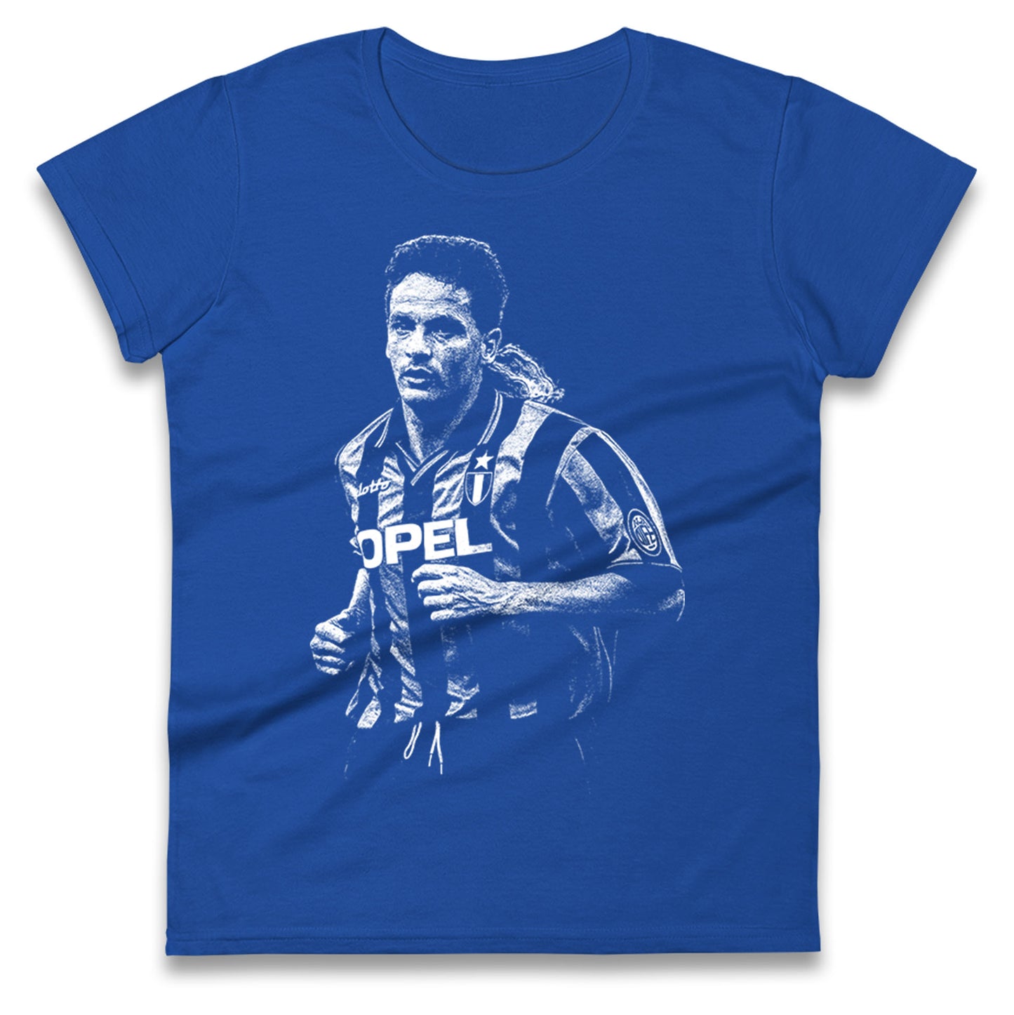 Roberto Baggio Italy Ladies T Shirt