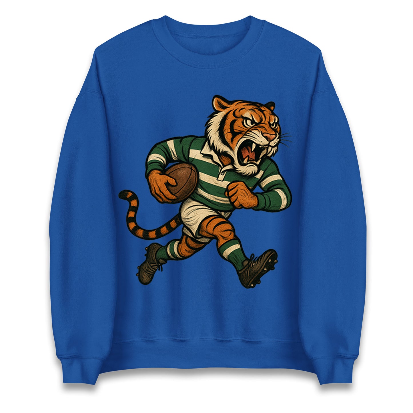Retro Leicester Tigers Rugby Union Jumper