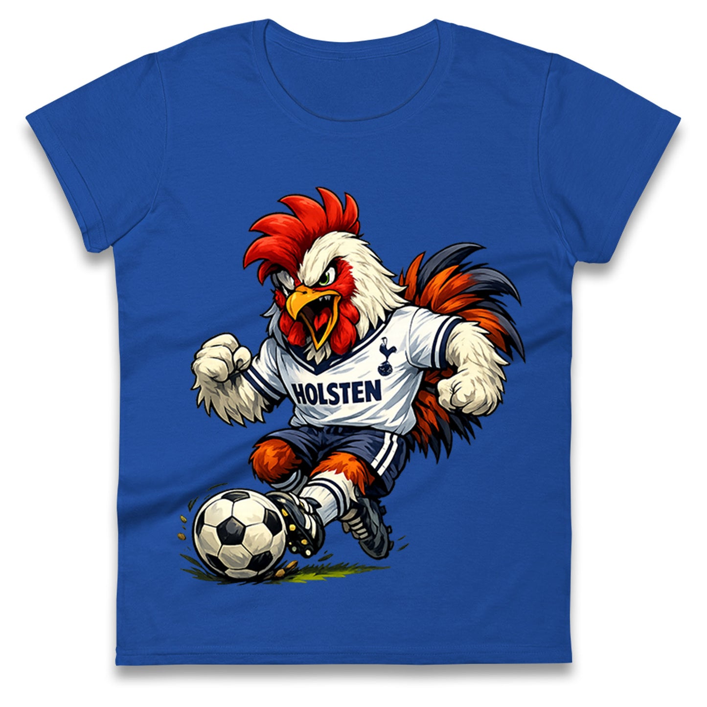 Retro Tottenhm Hotspur Ladies T Shirt