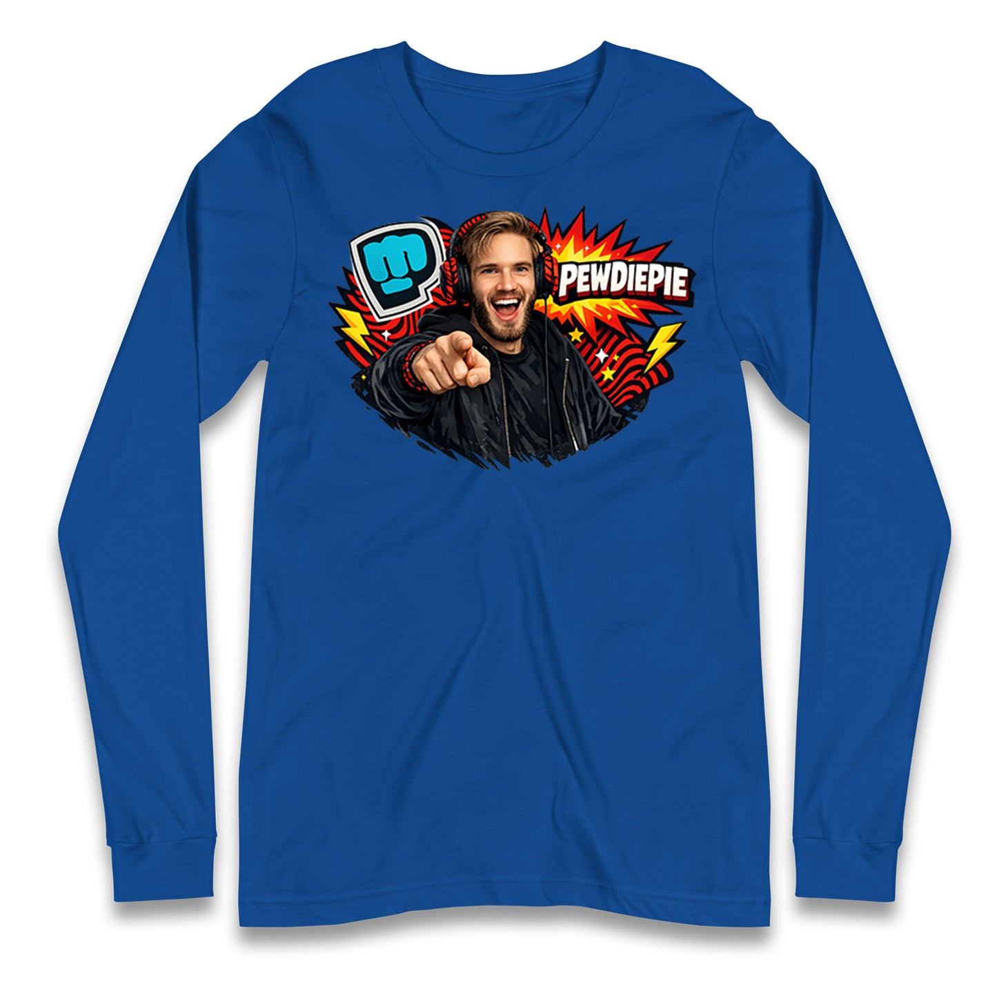 PewDiePie YouTuber Longsleeve T Shirt