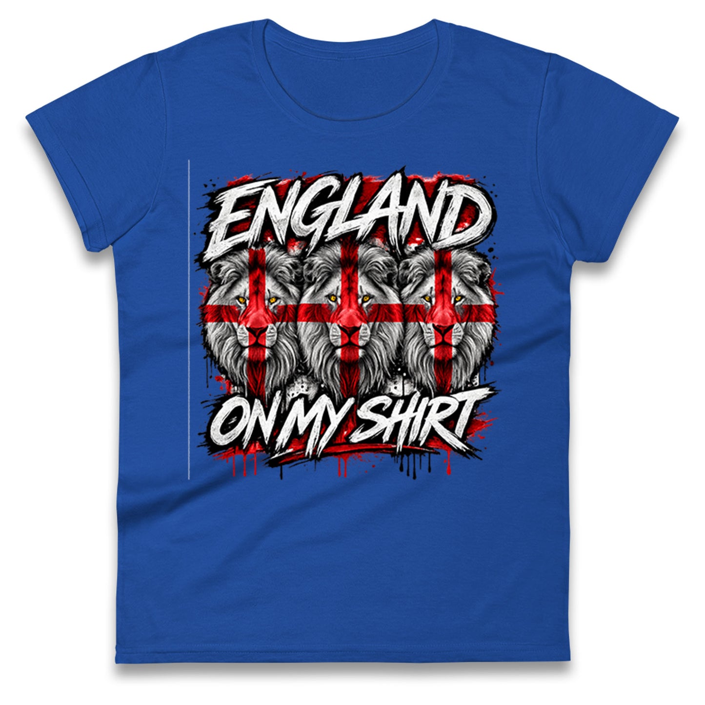 England 3 Lions World Cup 2026 Ladies T Shirt