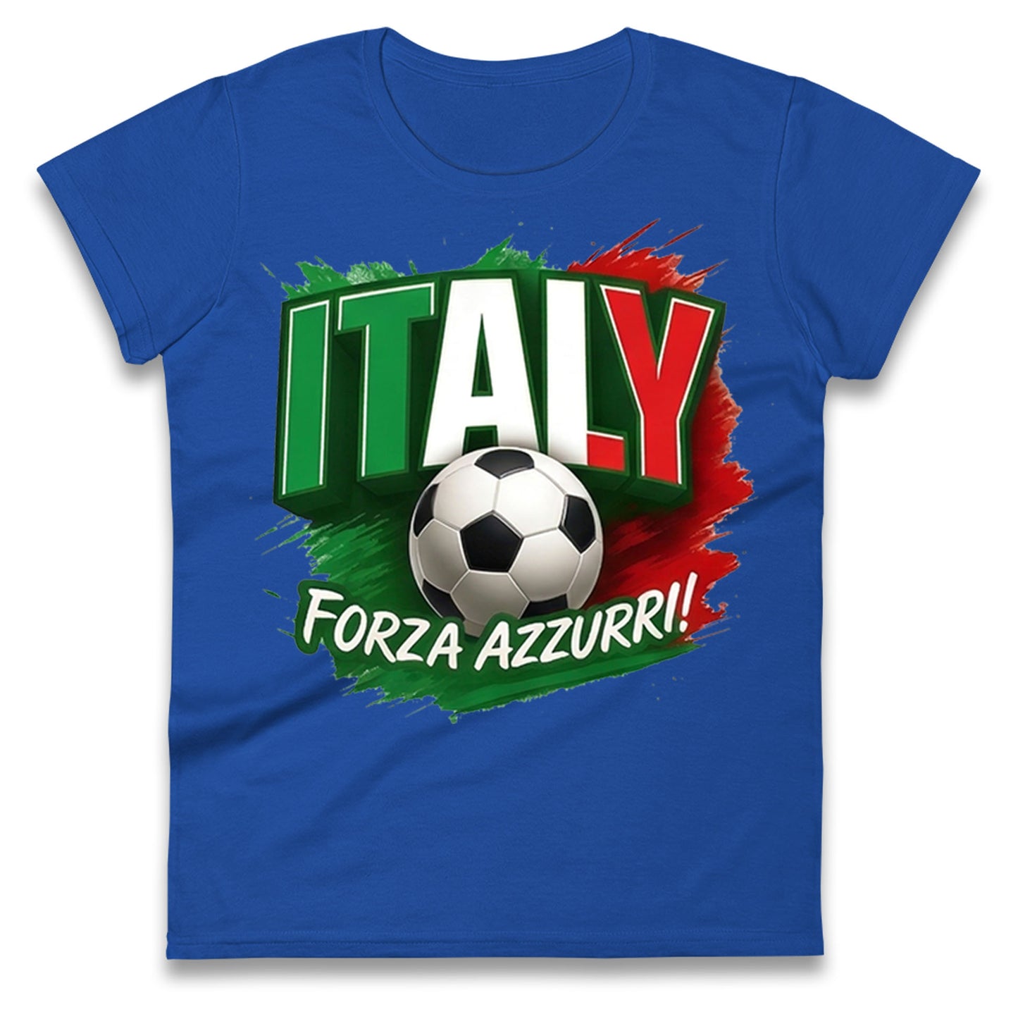Italy Retro World Cup Ladies T Shirt