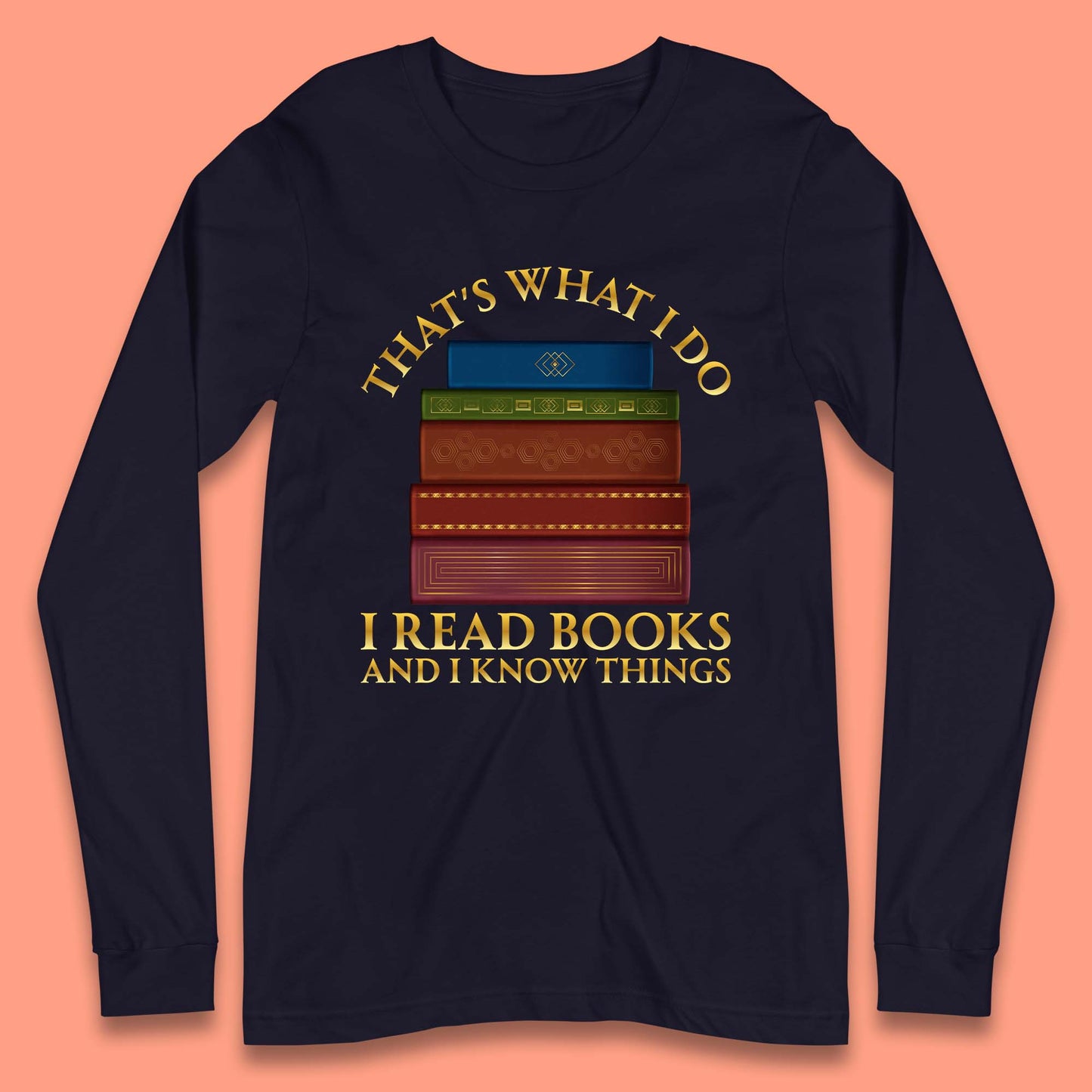 Books Reading Long Sleeve T-Shirt