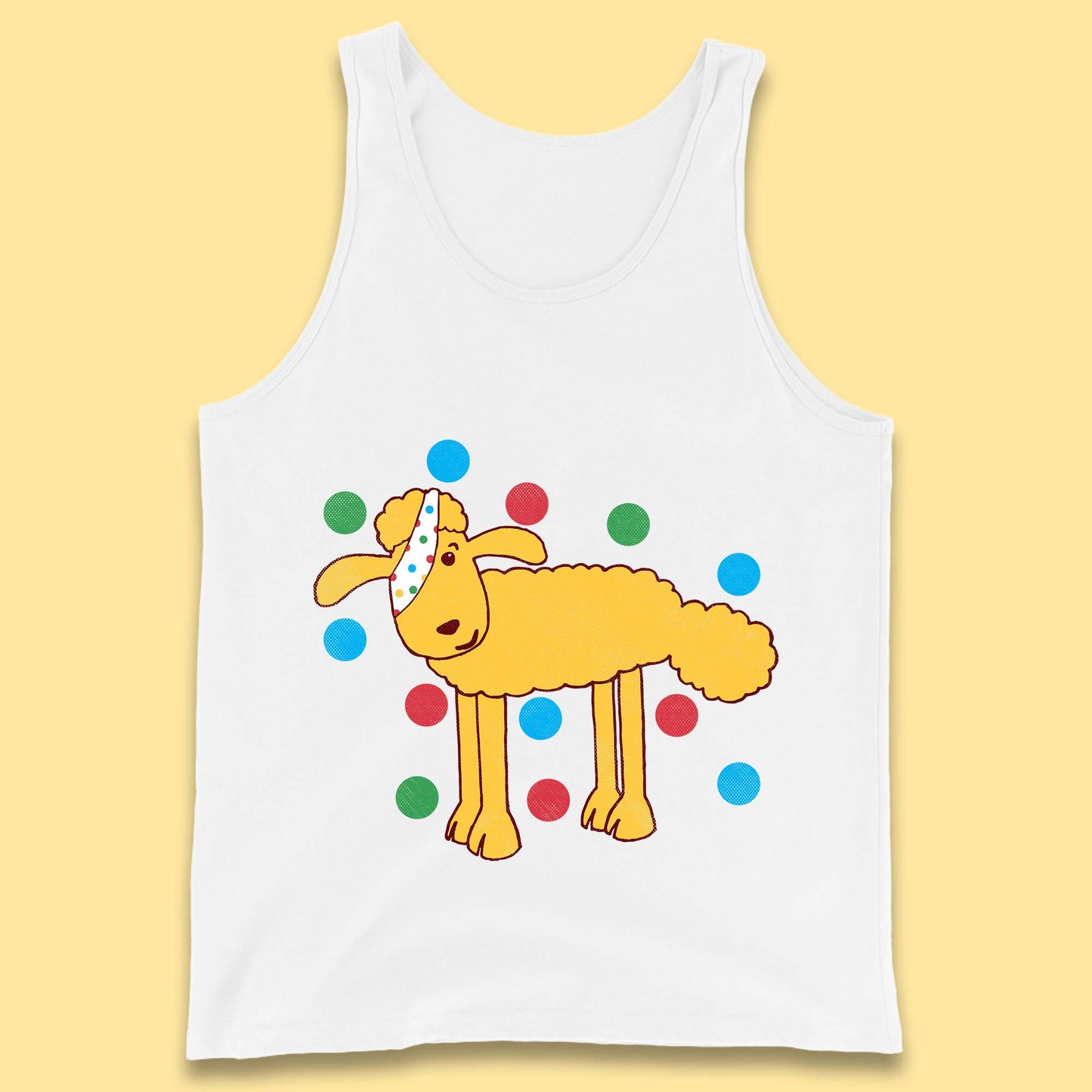 Spotty Pudsey Sheep Children In Need Dotty Spot Charity Raising Pudsey Sheep Tank Top