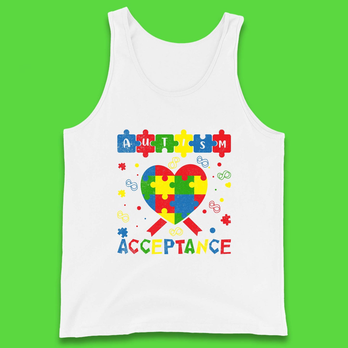 Autism Acceptance Awareness Tank Top