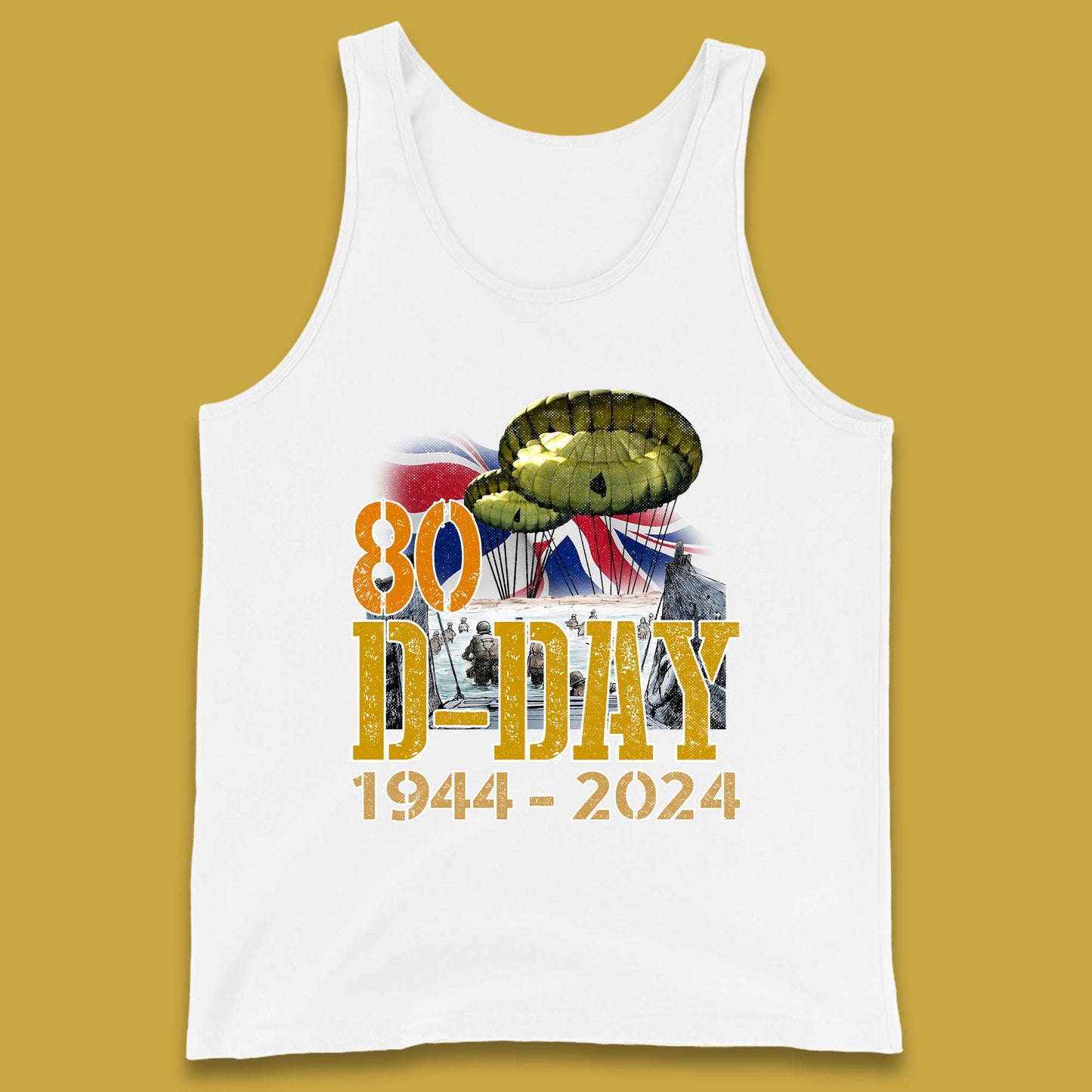 D-Day 1944-2024 Tank Top