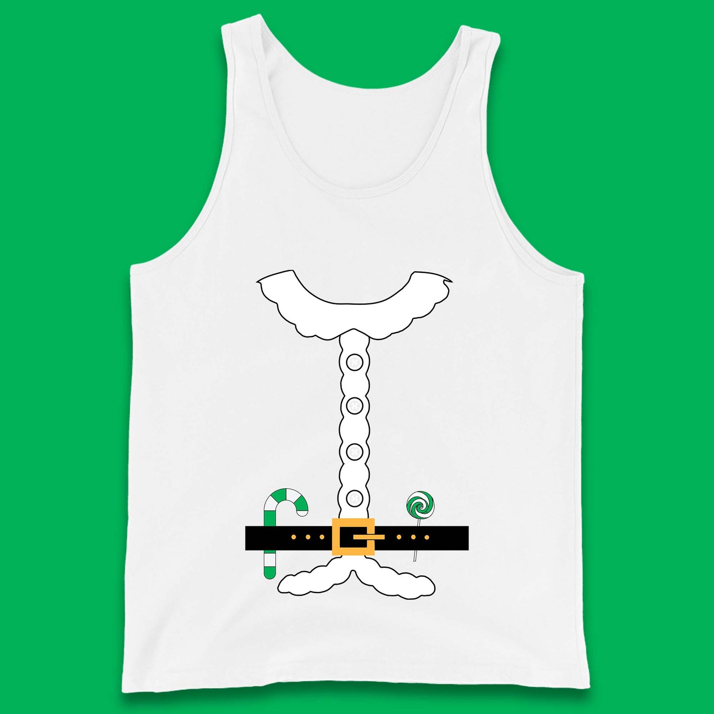santa claus costume tank top