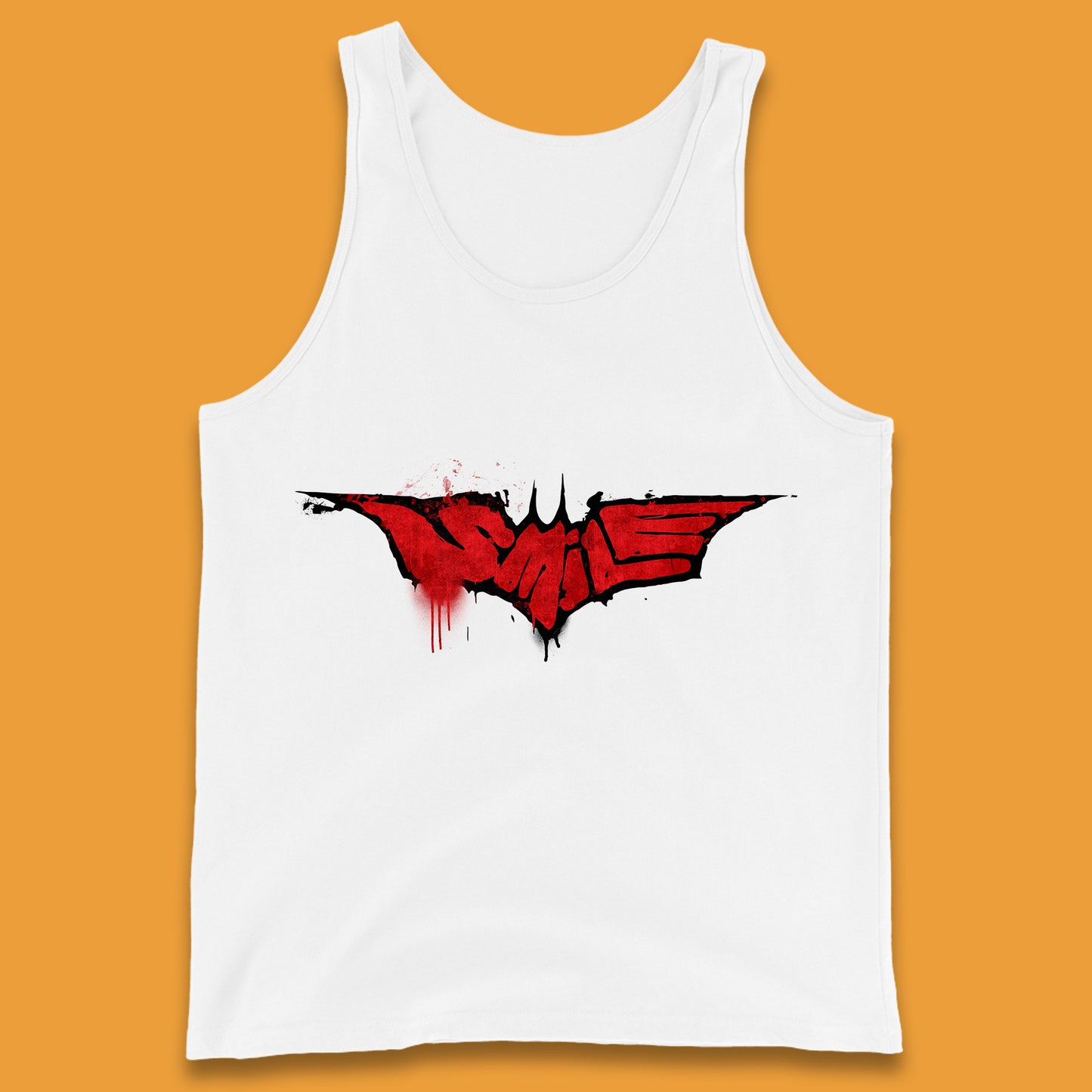 Smile Batman Logo Batman Beyond Superhero Animated Television Series DC Comics Superhero Tank Top